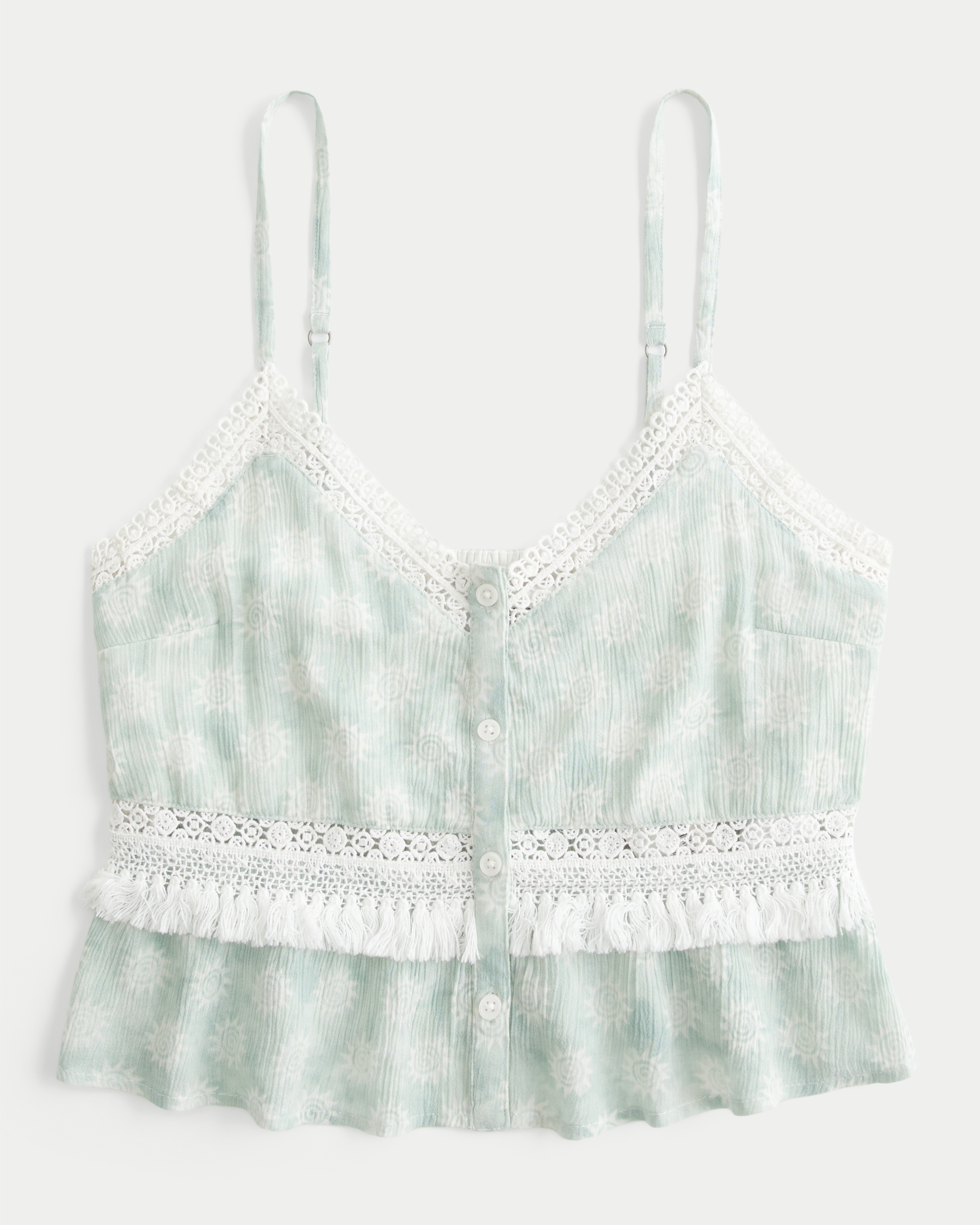 Hollister Fringe Crop Mini Tank