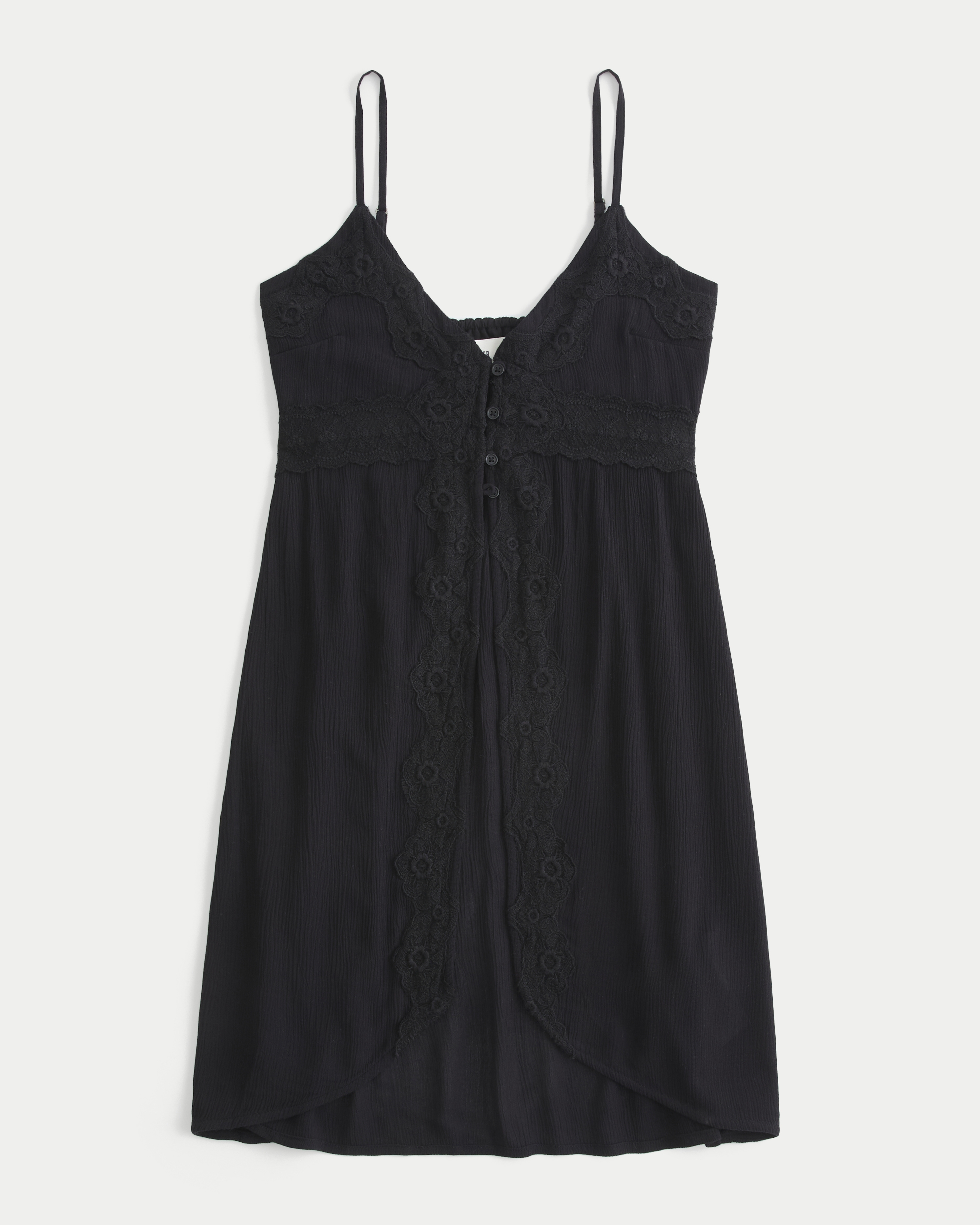 Longline Lace Detail Duster Tank