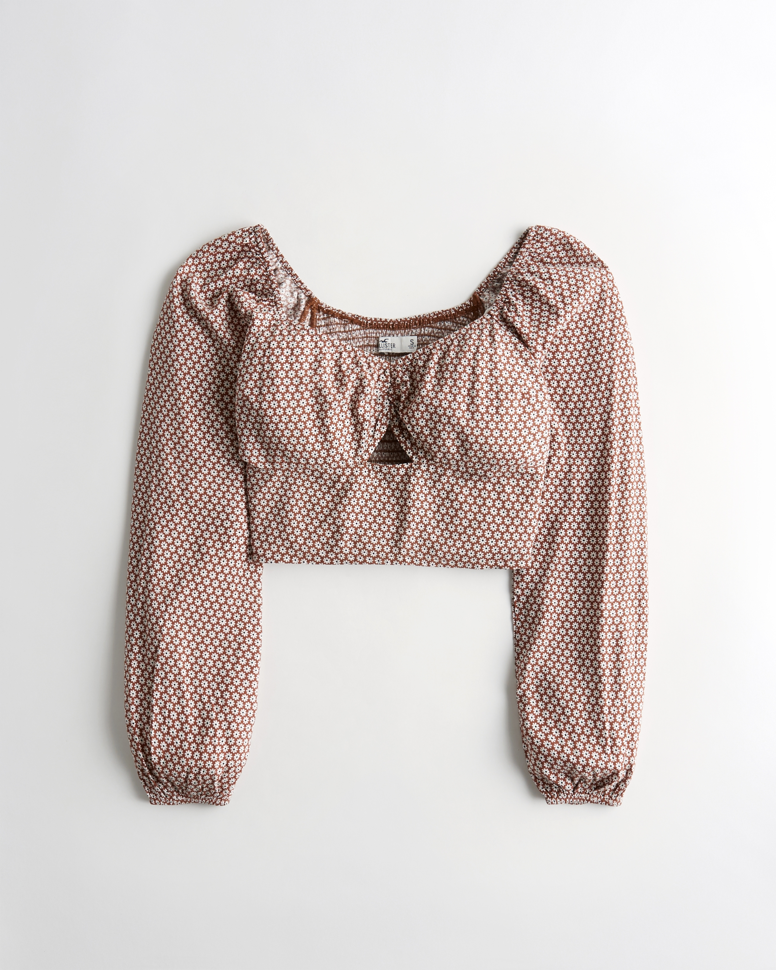 off the shoulder crop top hollister