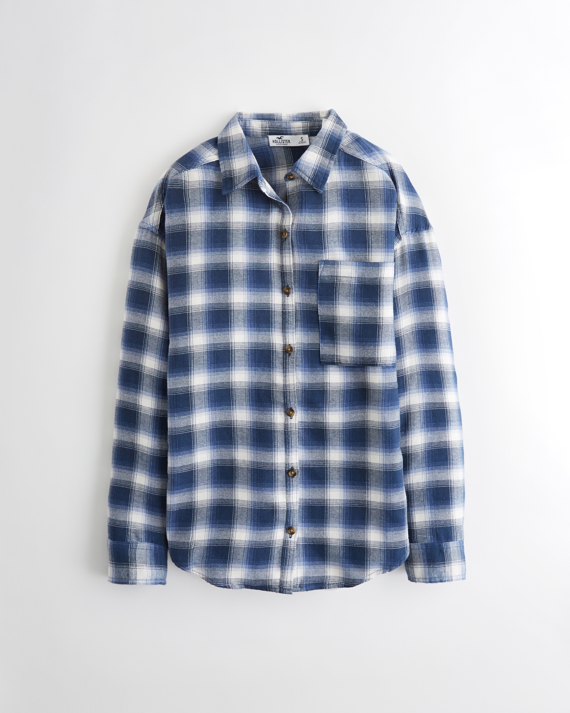 Girls Oversized Flannel Shirt | Girls 