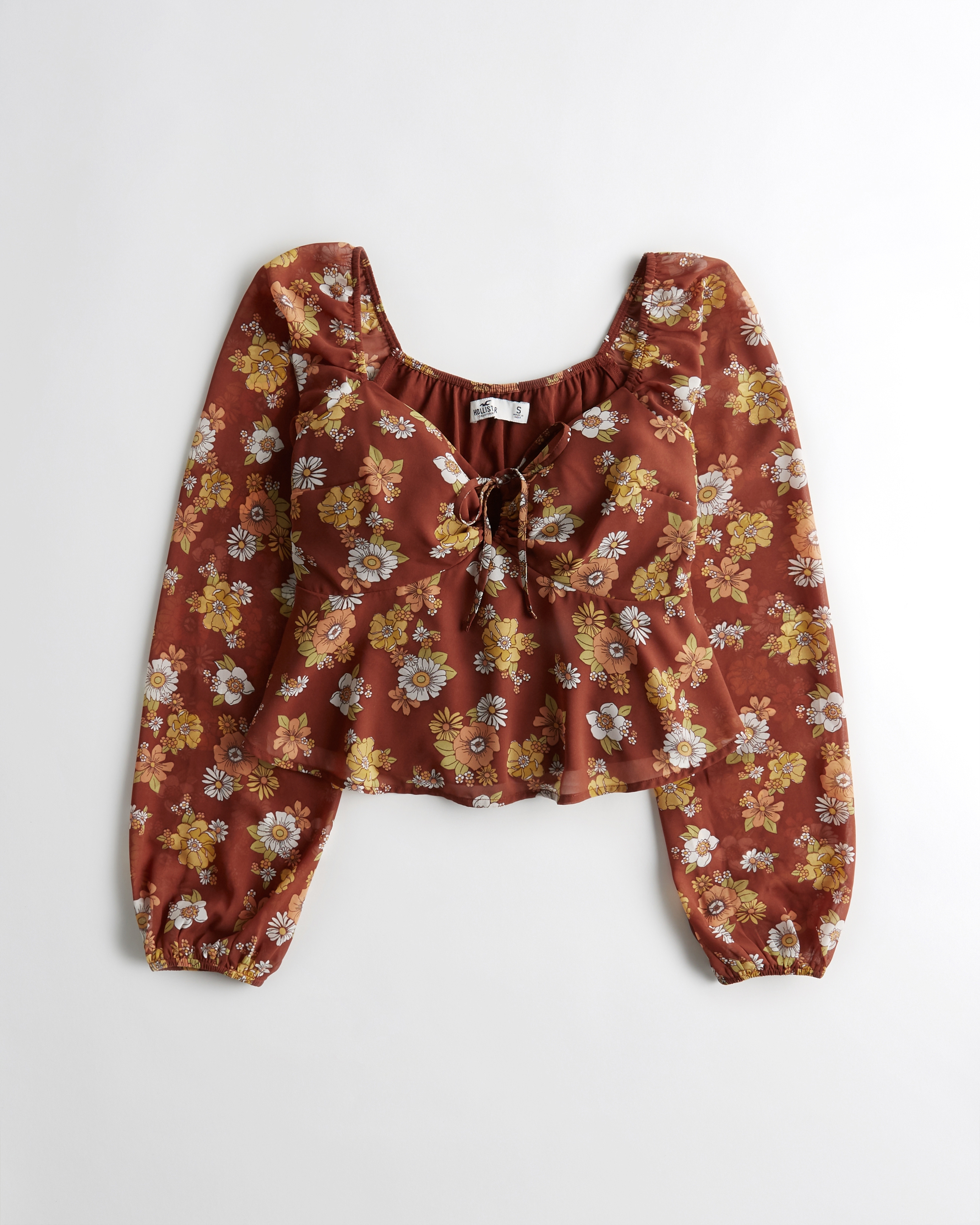 hollister babydoll top