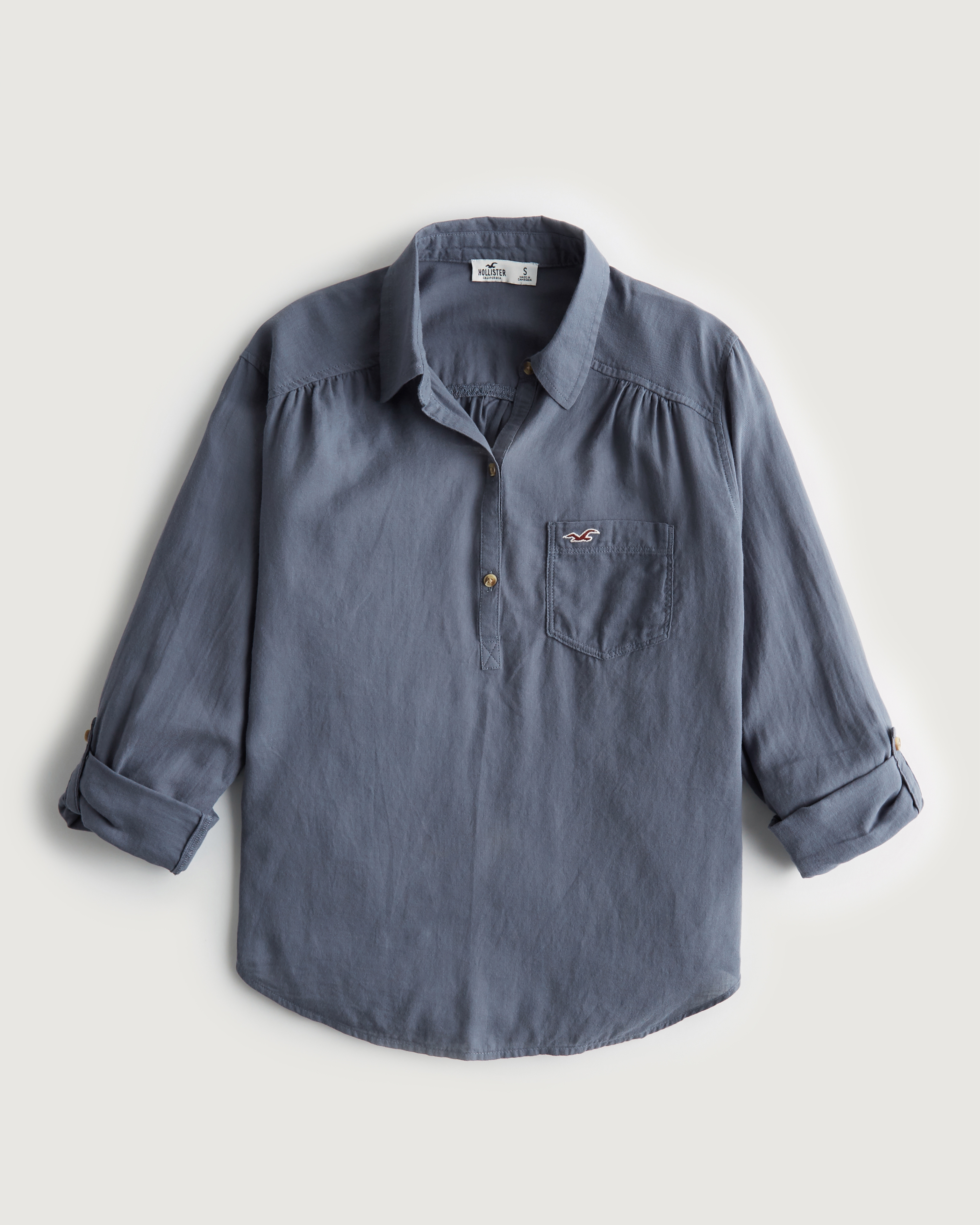 Hollister sale popover shirt