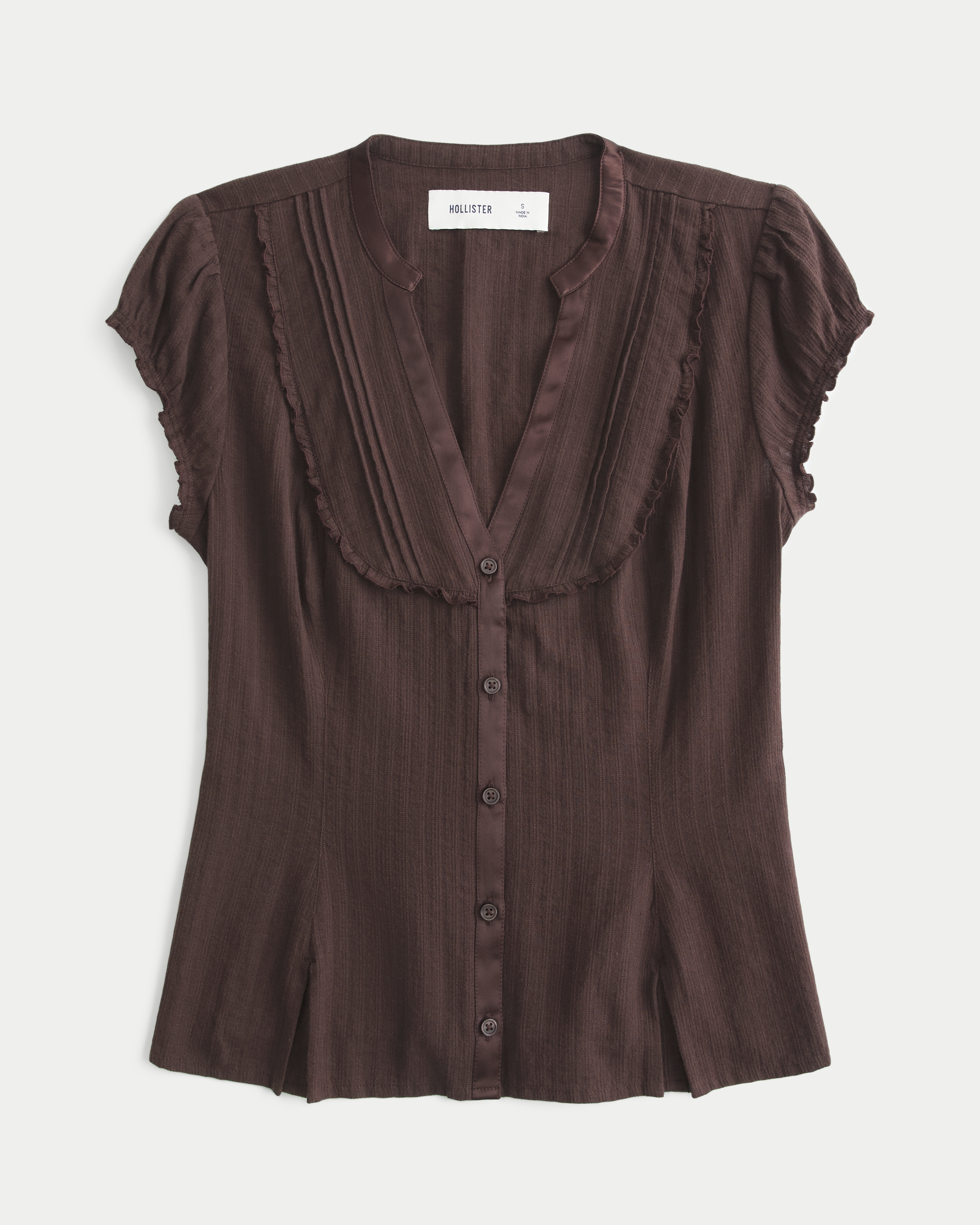Ruffle Short-Sleeve Top