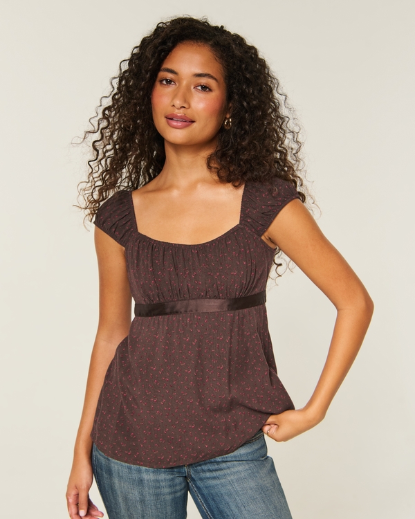 Women's Babydoll Tops | Hollister Co.