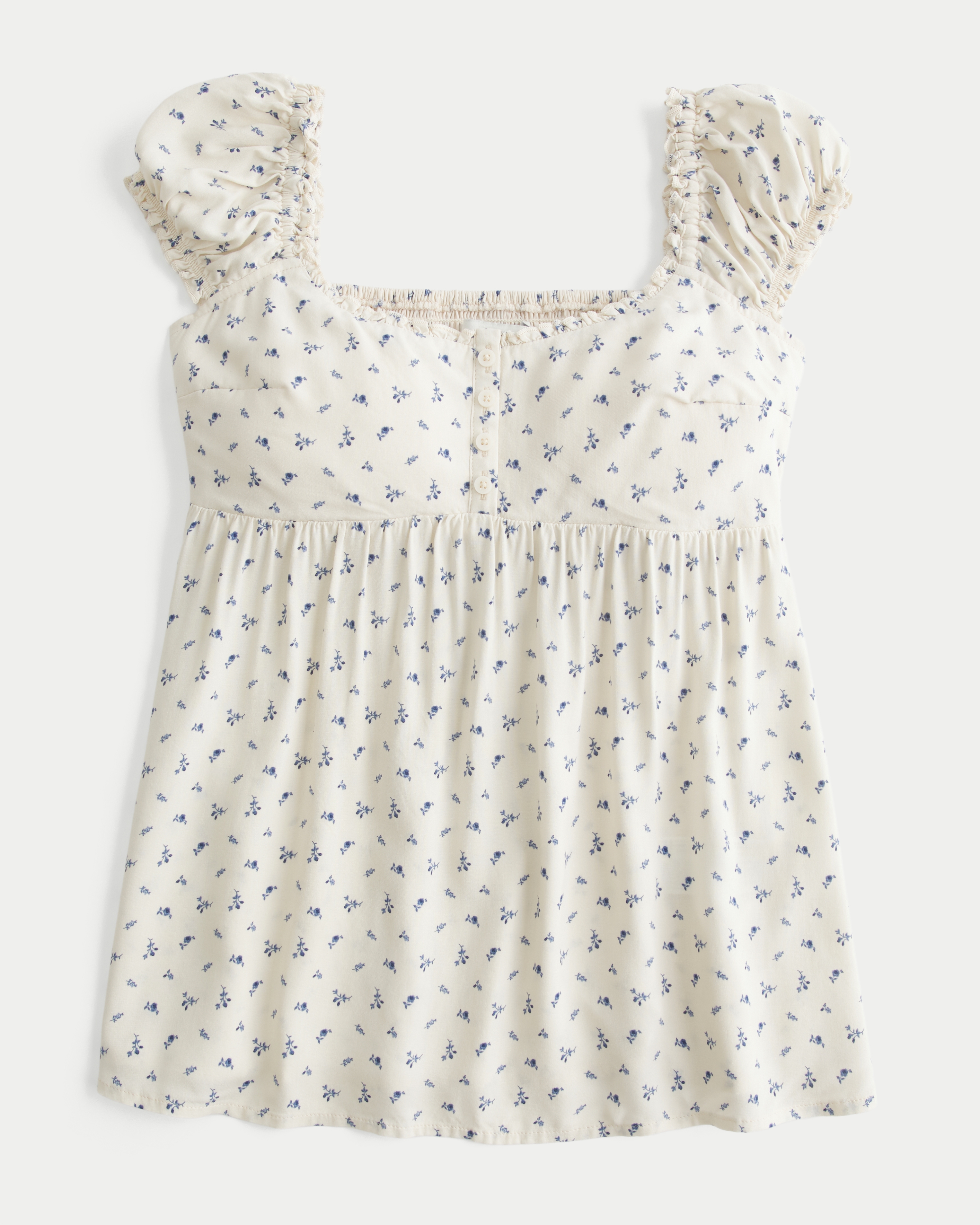Cap Sleeve Tunic Babydoll Top