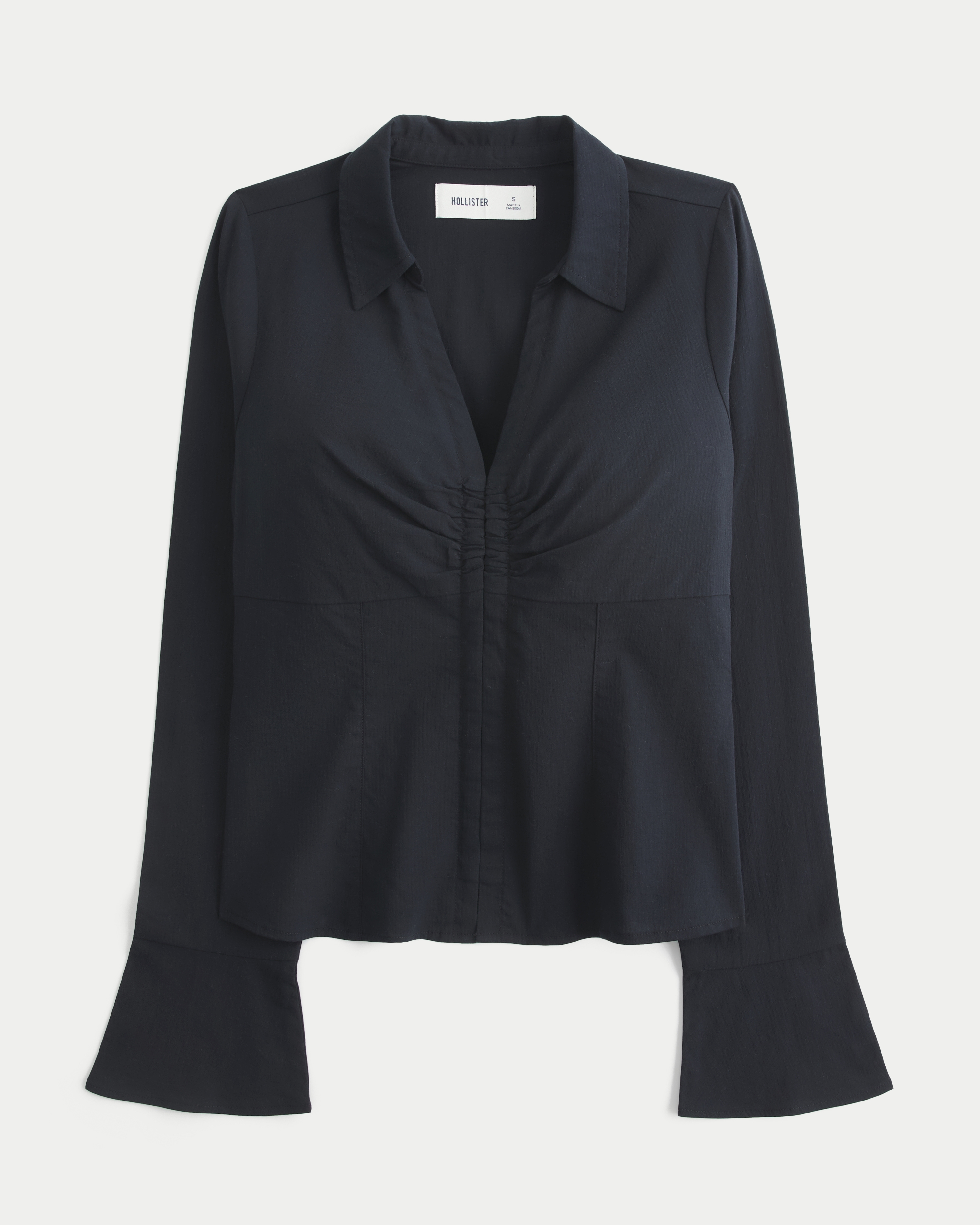 Hollister Ciara Bell Sleeve Shirt