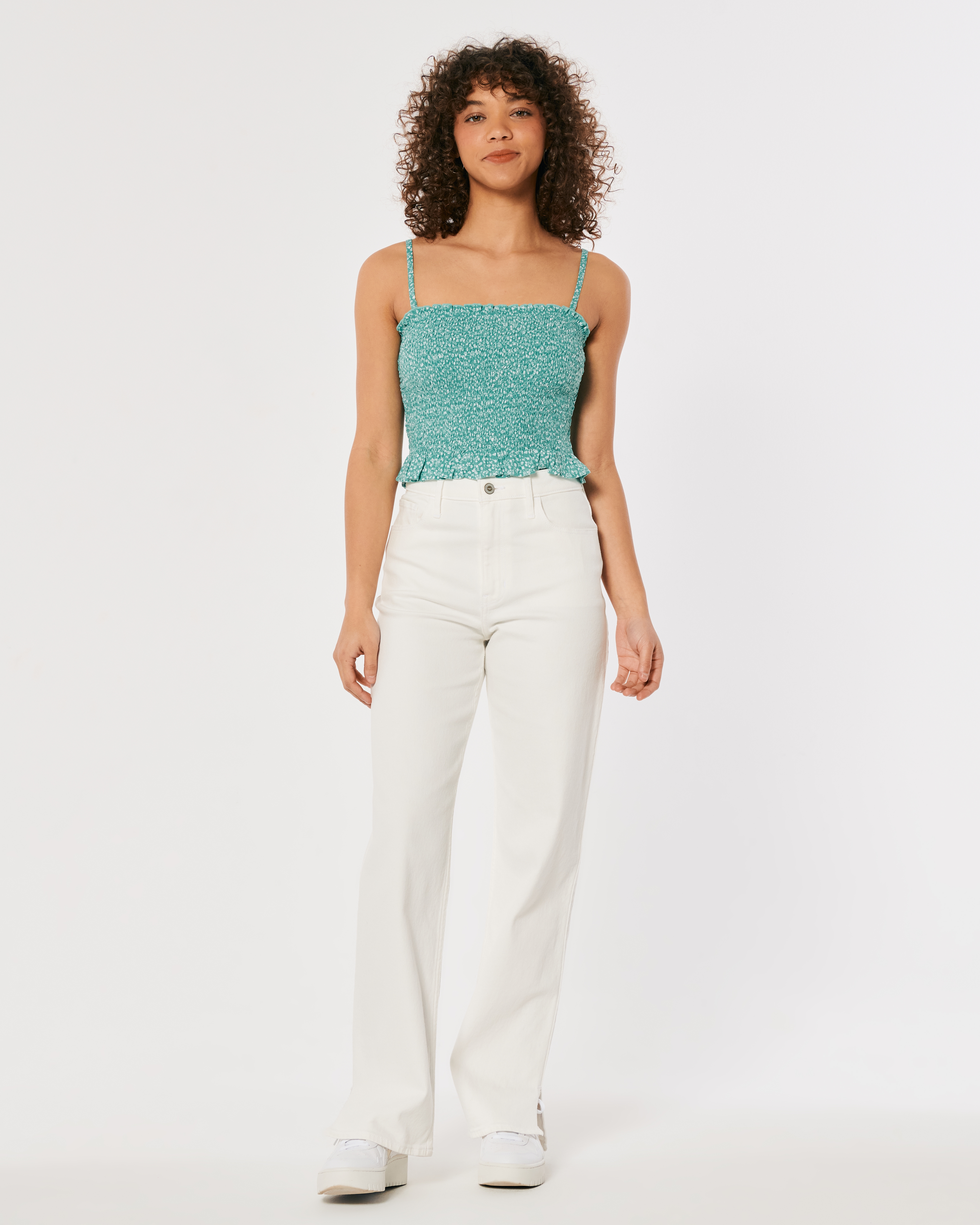 Hollister hotsell peplum top