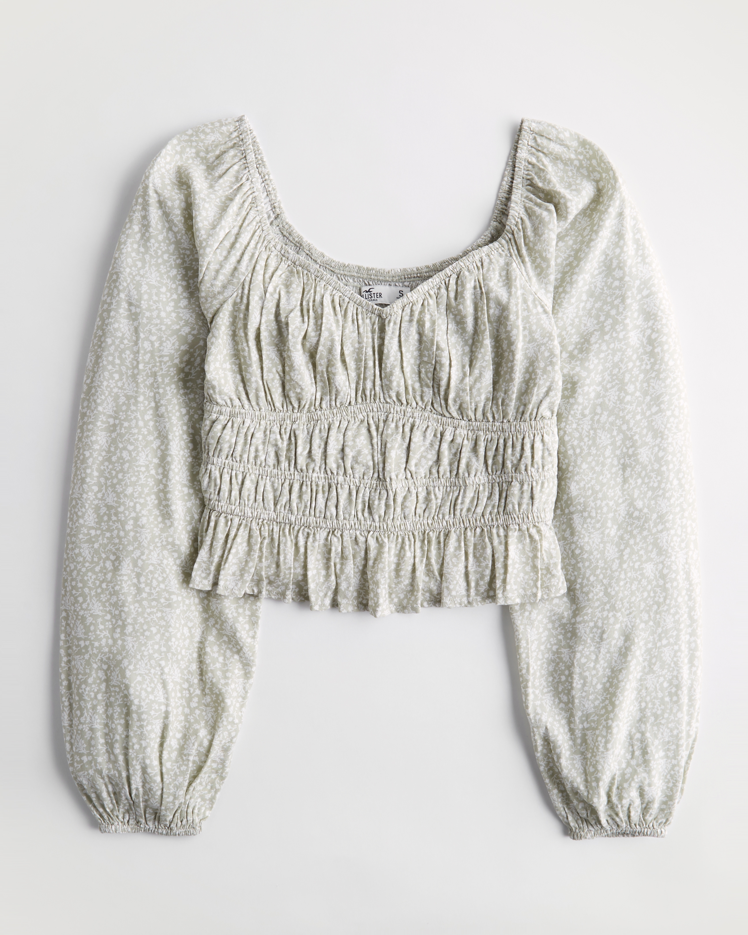 Hollister peasant clearance top