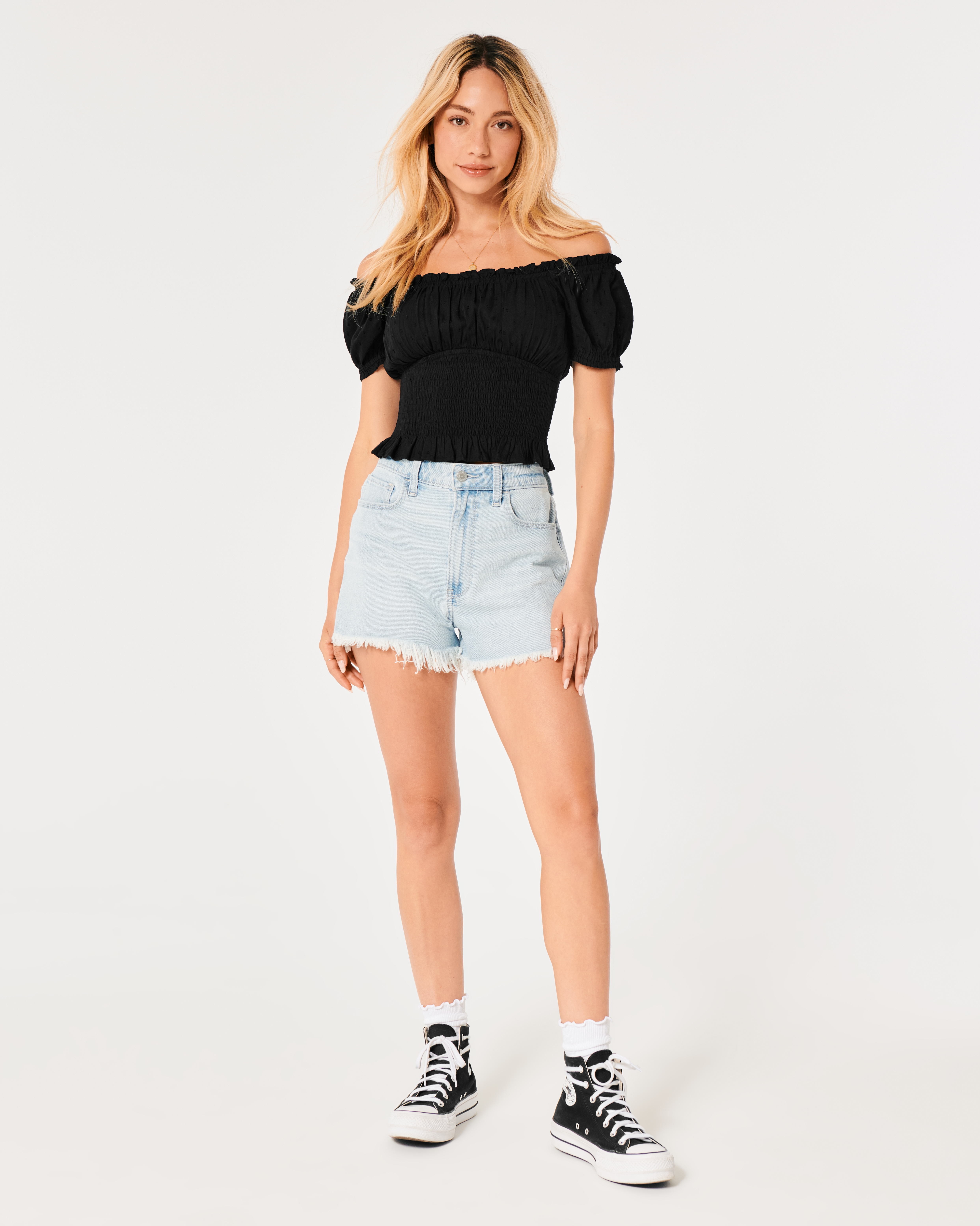 Hollister off the shoulder top sale