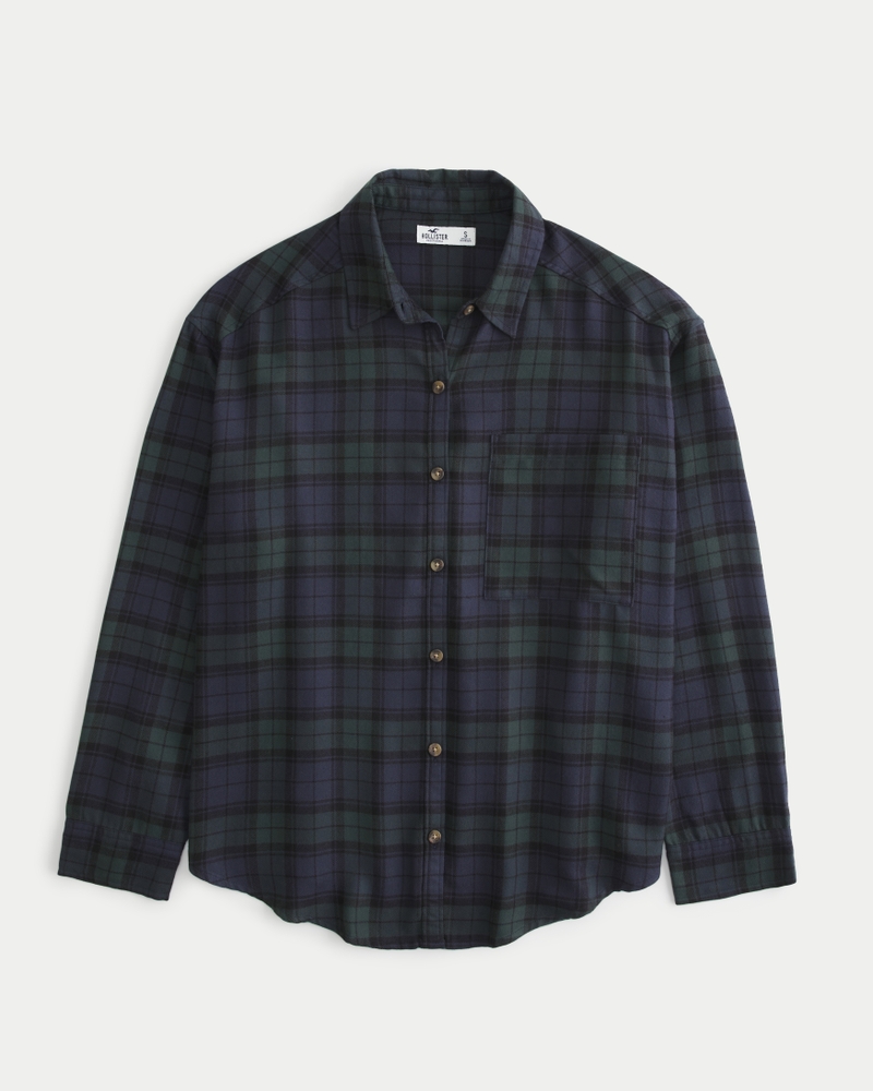 Plaid shirt clearance hollister