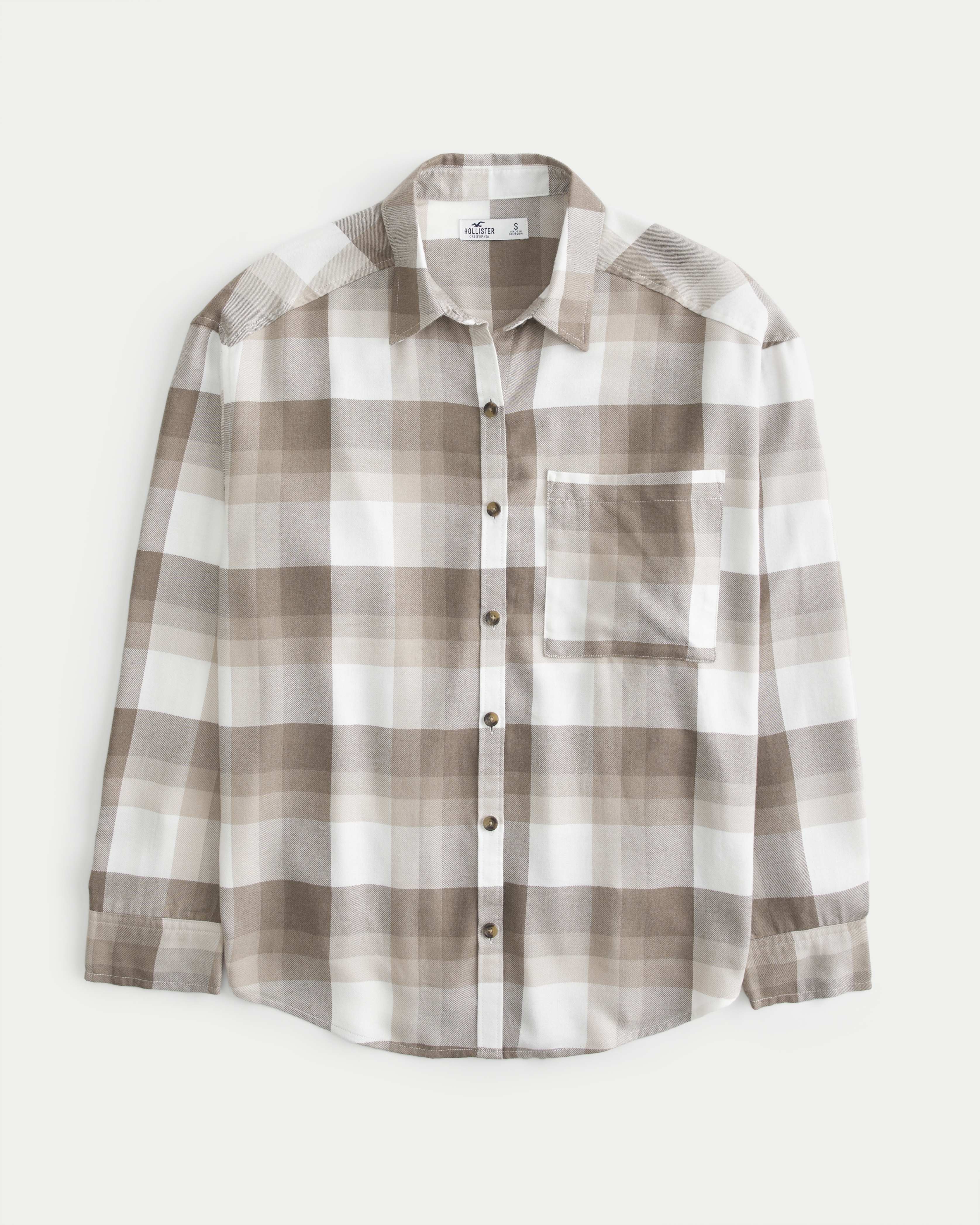 Women s Oversized Flannel Shirt Women s Hollister Women s