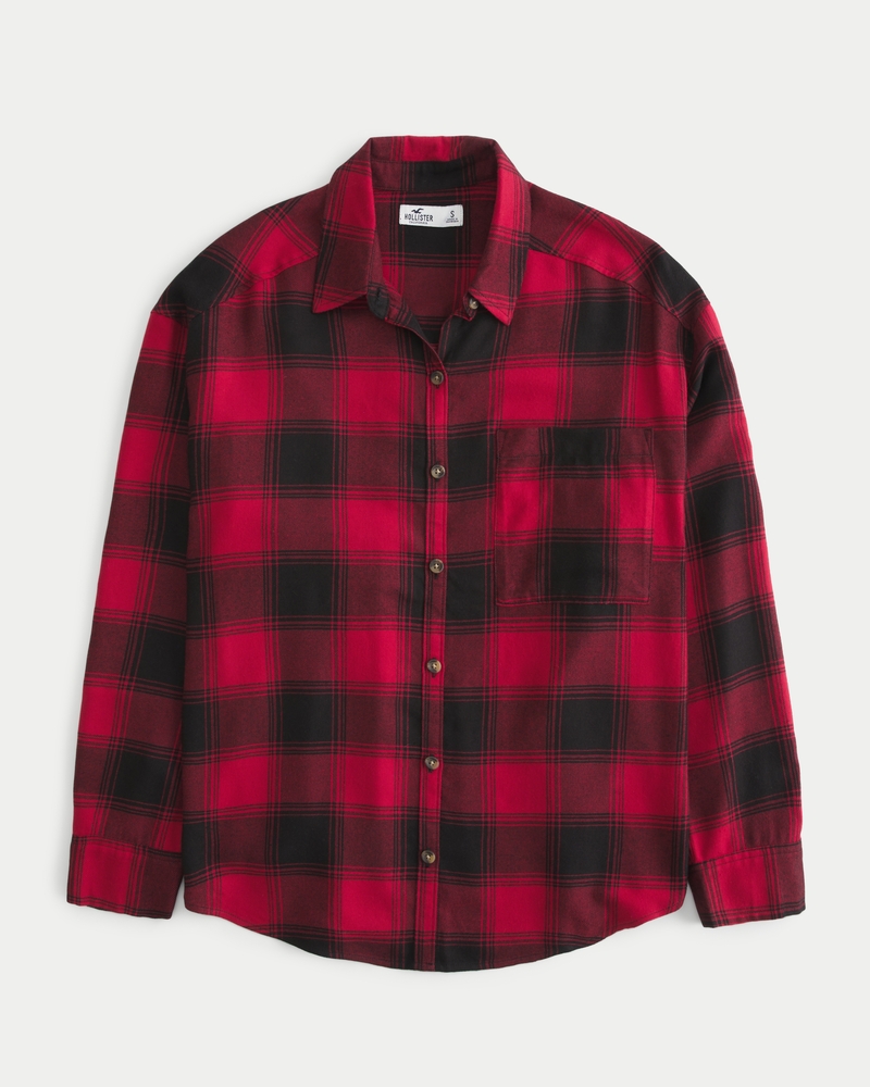 Oversized Flannel Shirt