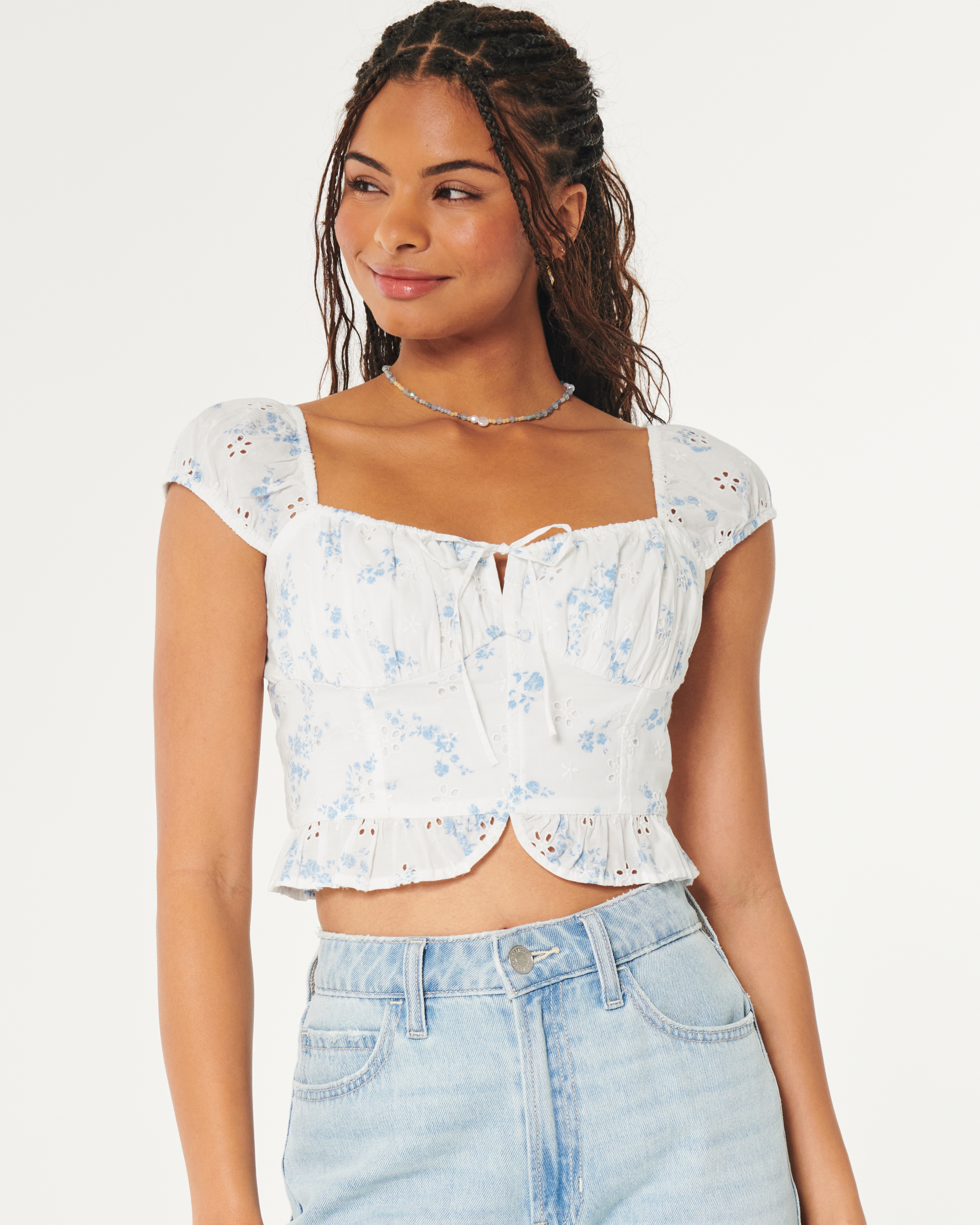 トップス meltthelady eyelet corset camisole Women's Eyelet Corset Top | Women's Sale | HollisterCo.com