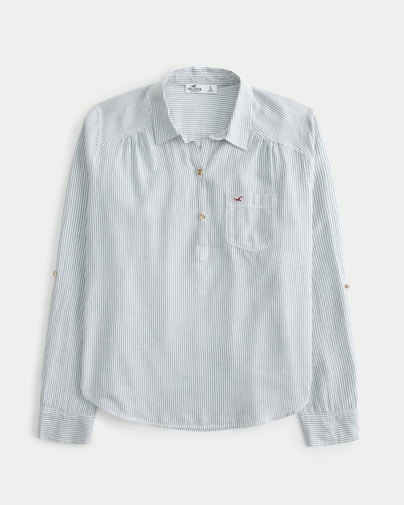 Hollister popover shirt on sale