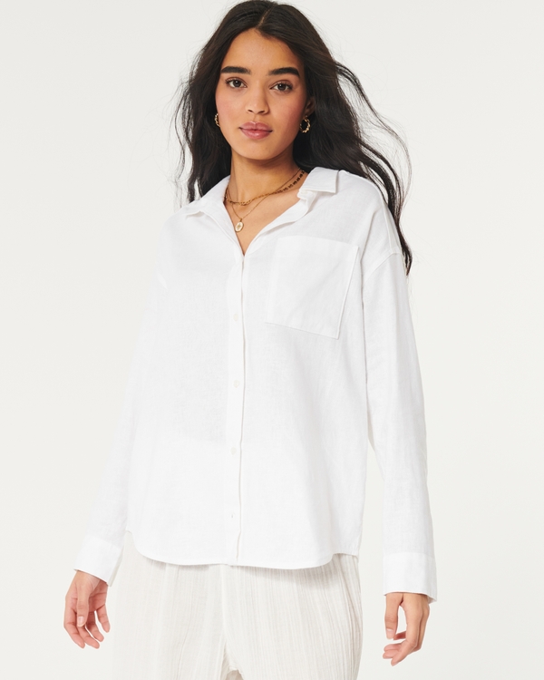 hollister white shirt womens