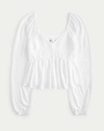 Hollister store white tops