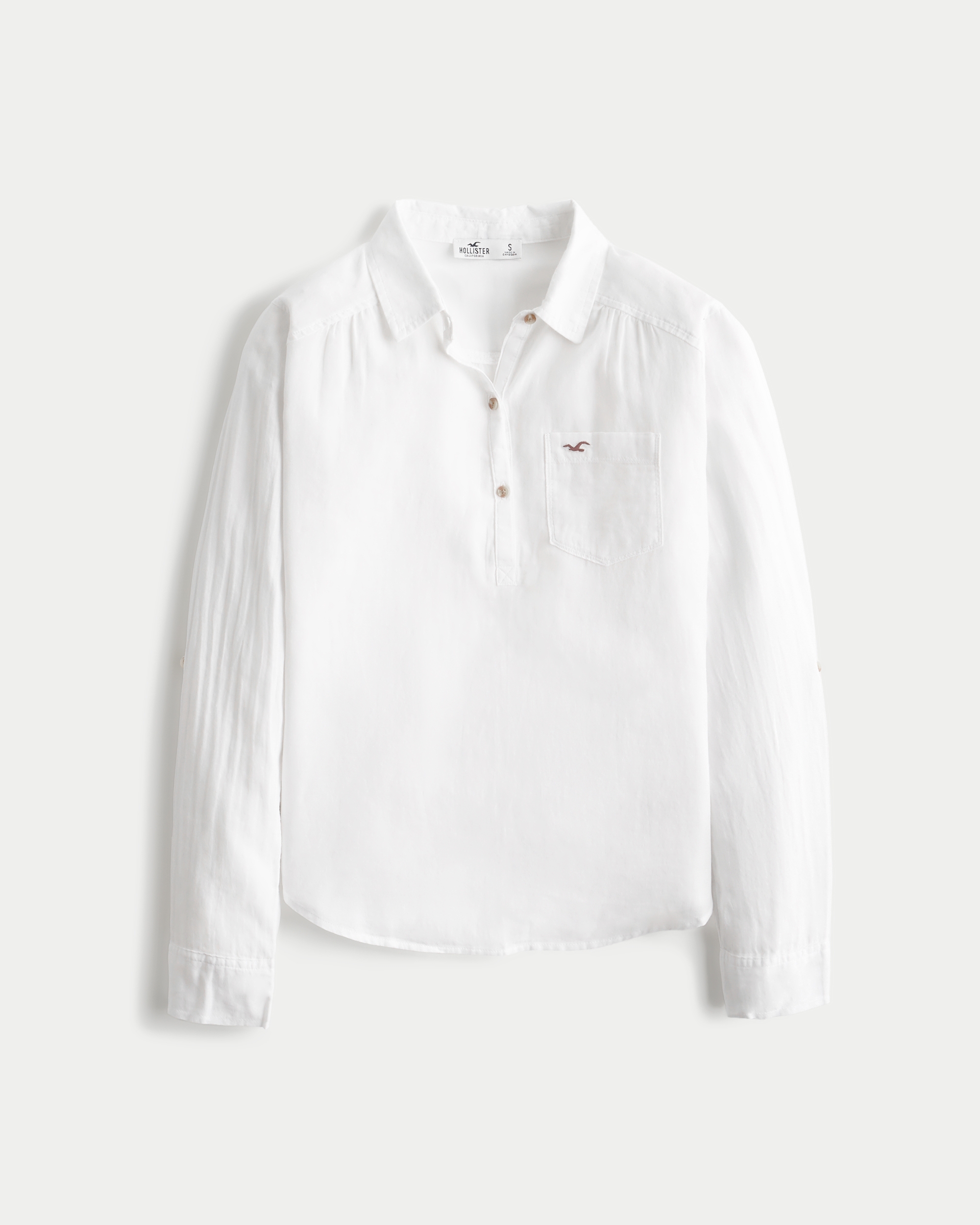 hollister button up shirts