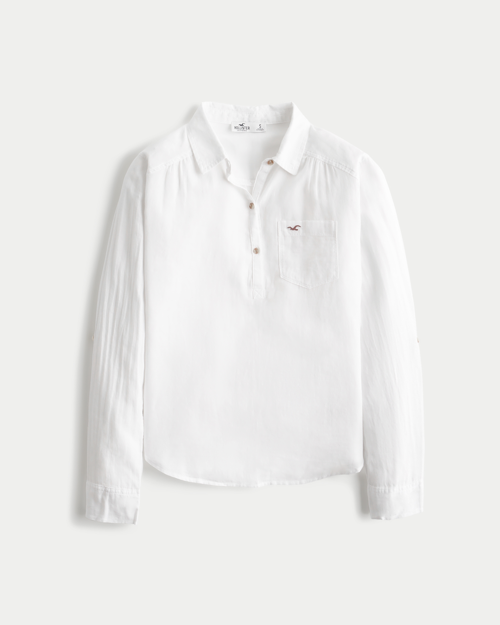 hollister popover shirt