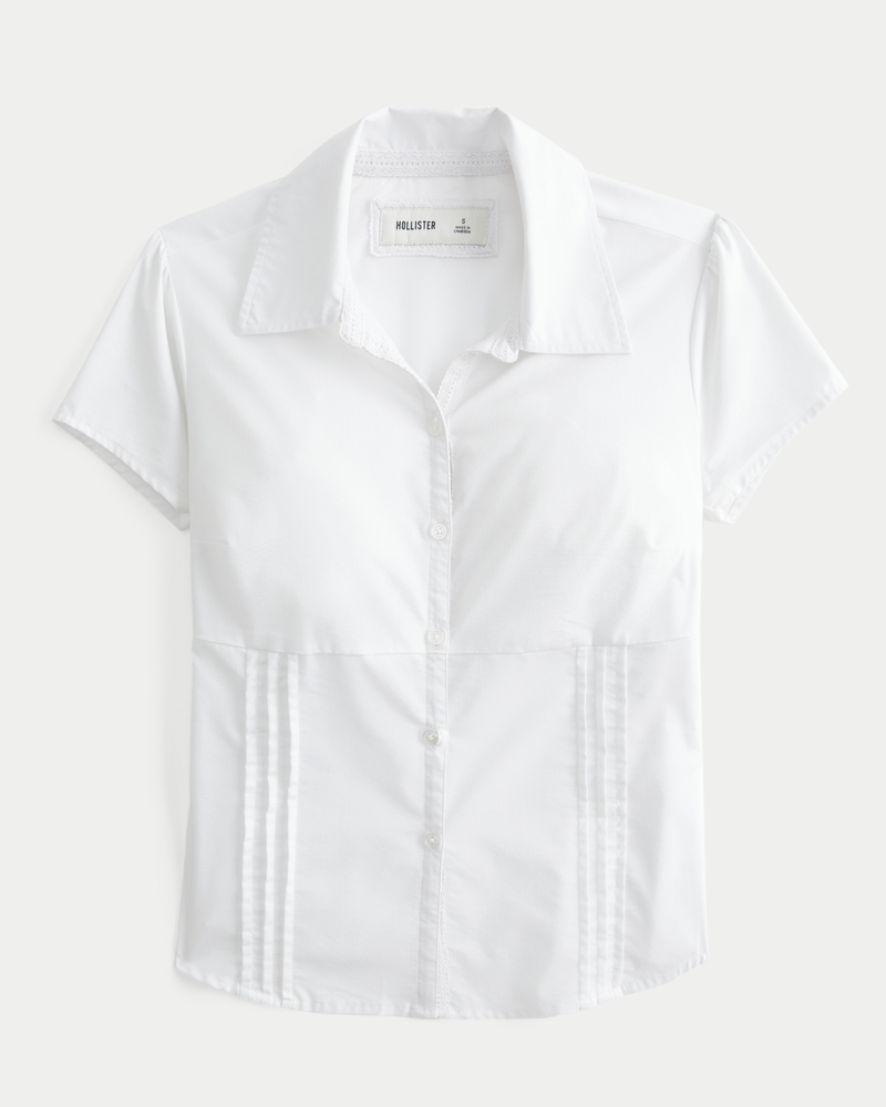 Hollister short sleeve shirt on sale