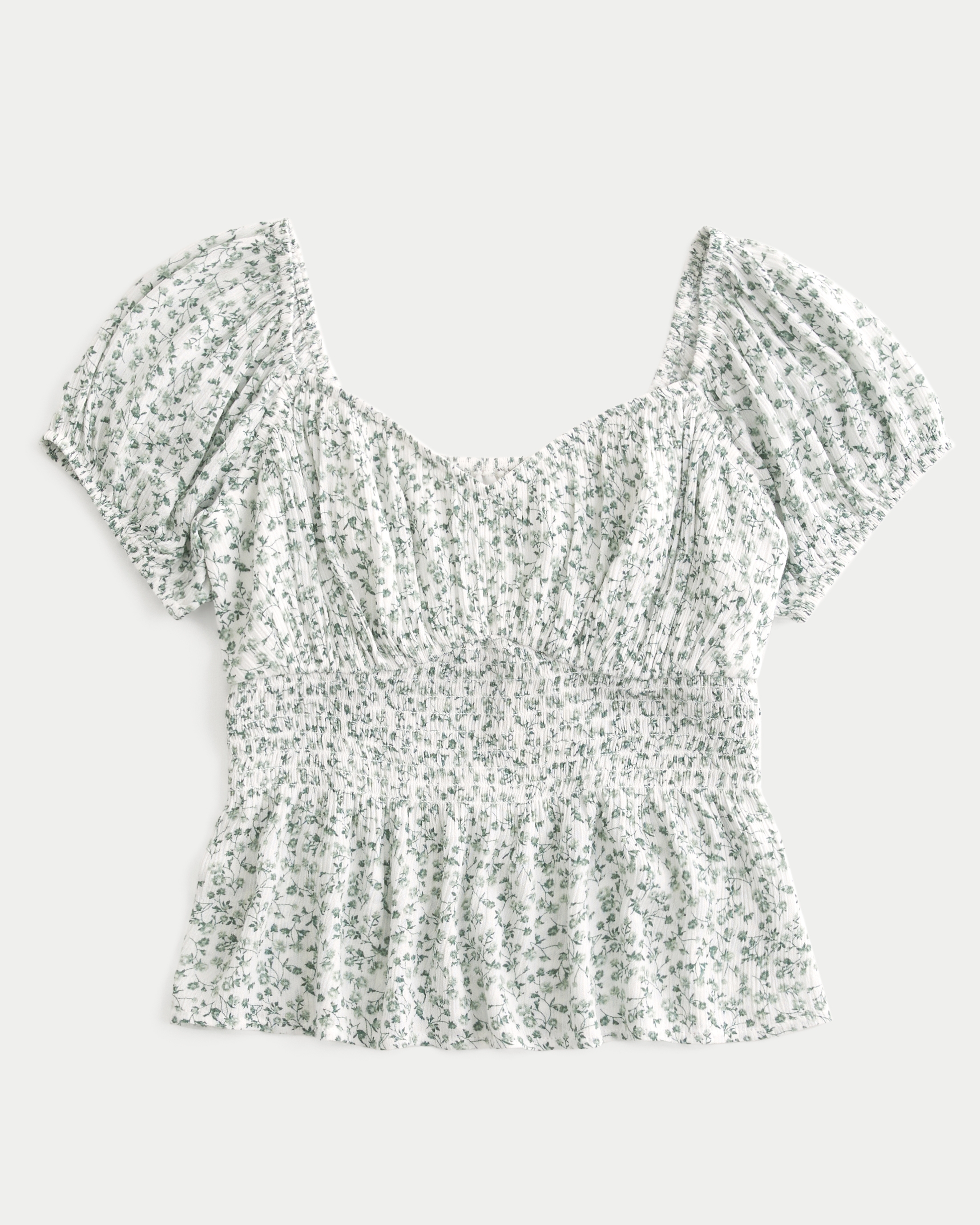 Hollister peplum top on sale