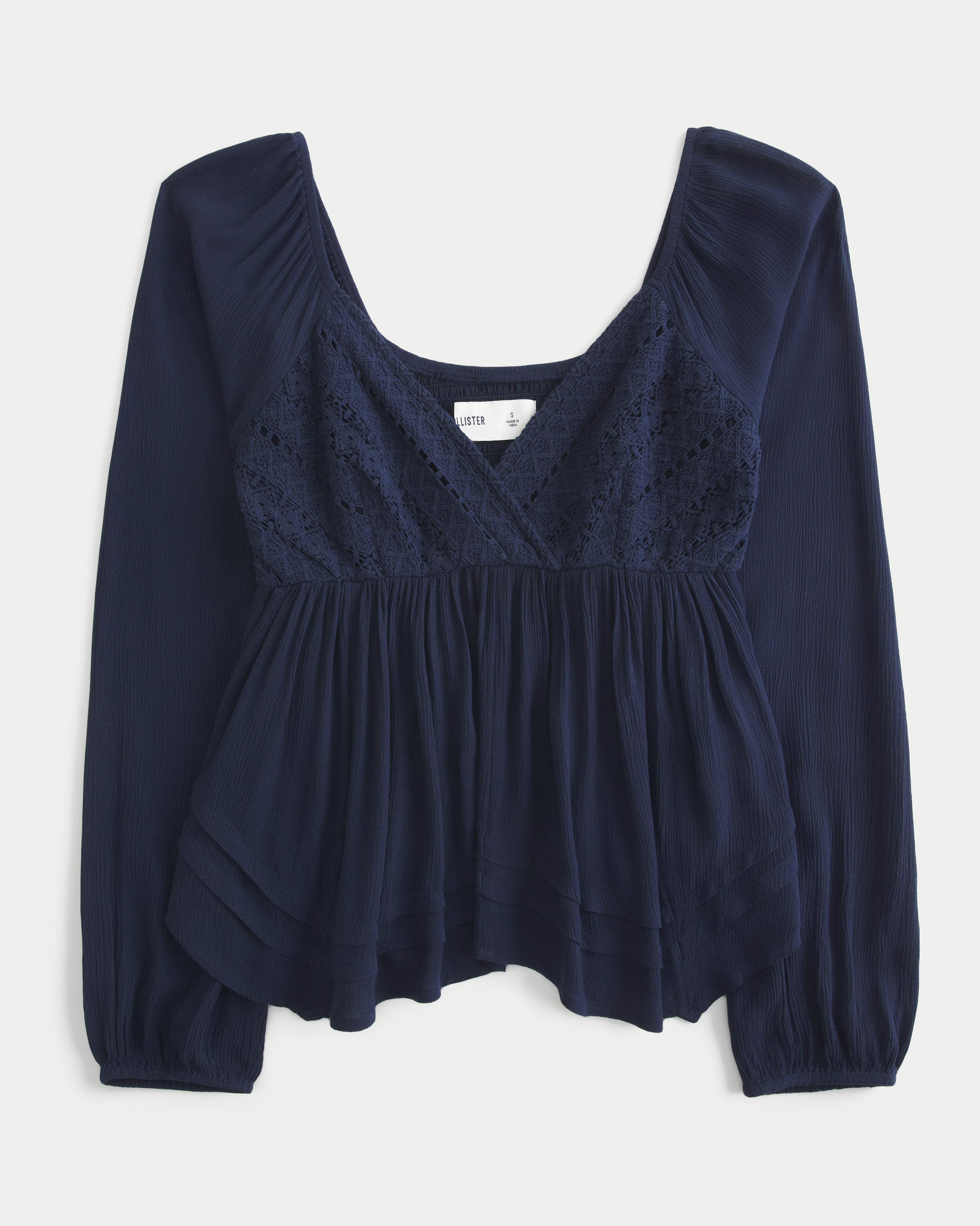 Y2k Hollister 3/4 outlet sleeve babydoll