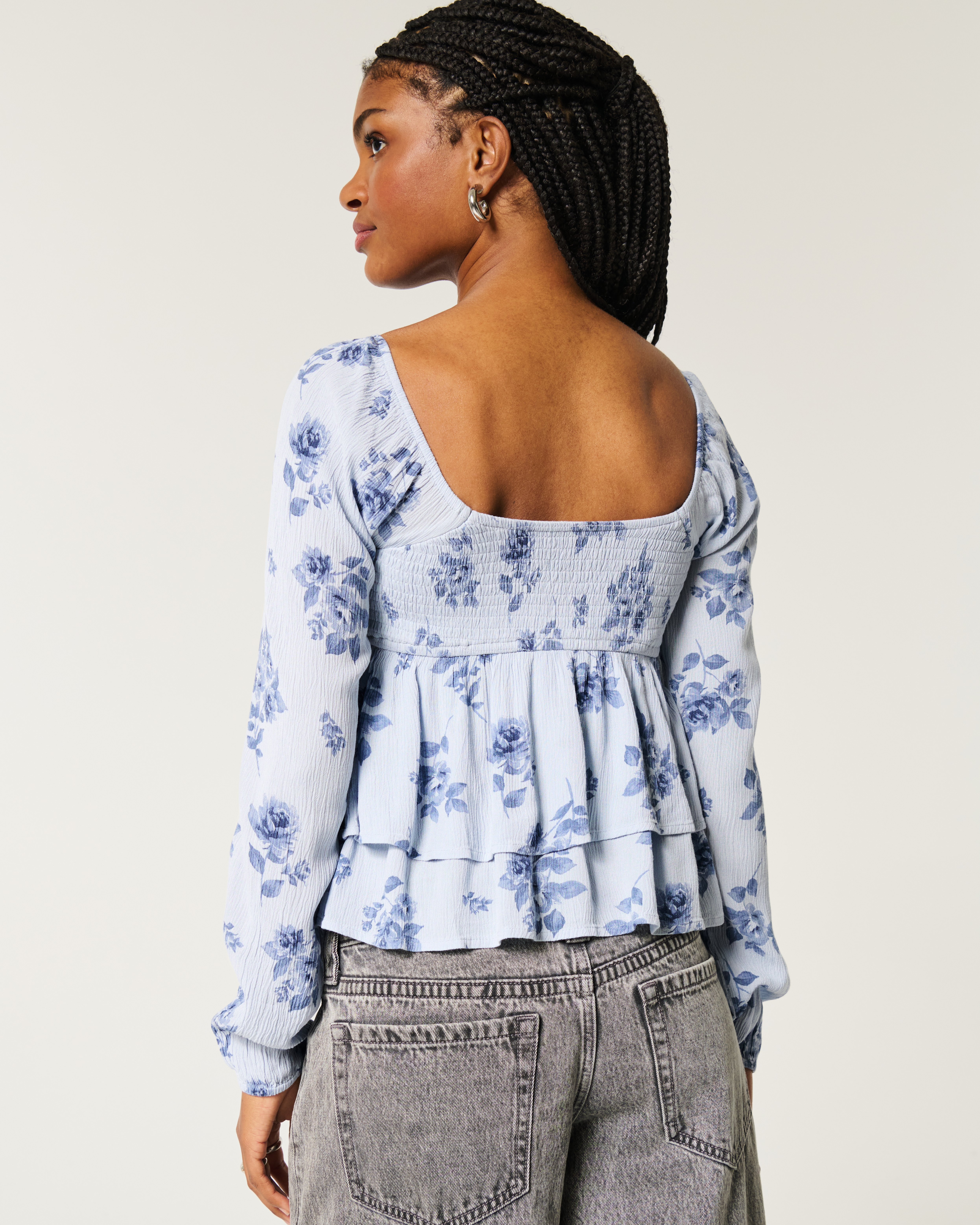 Easy Twist Bust Babydoll Top