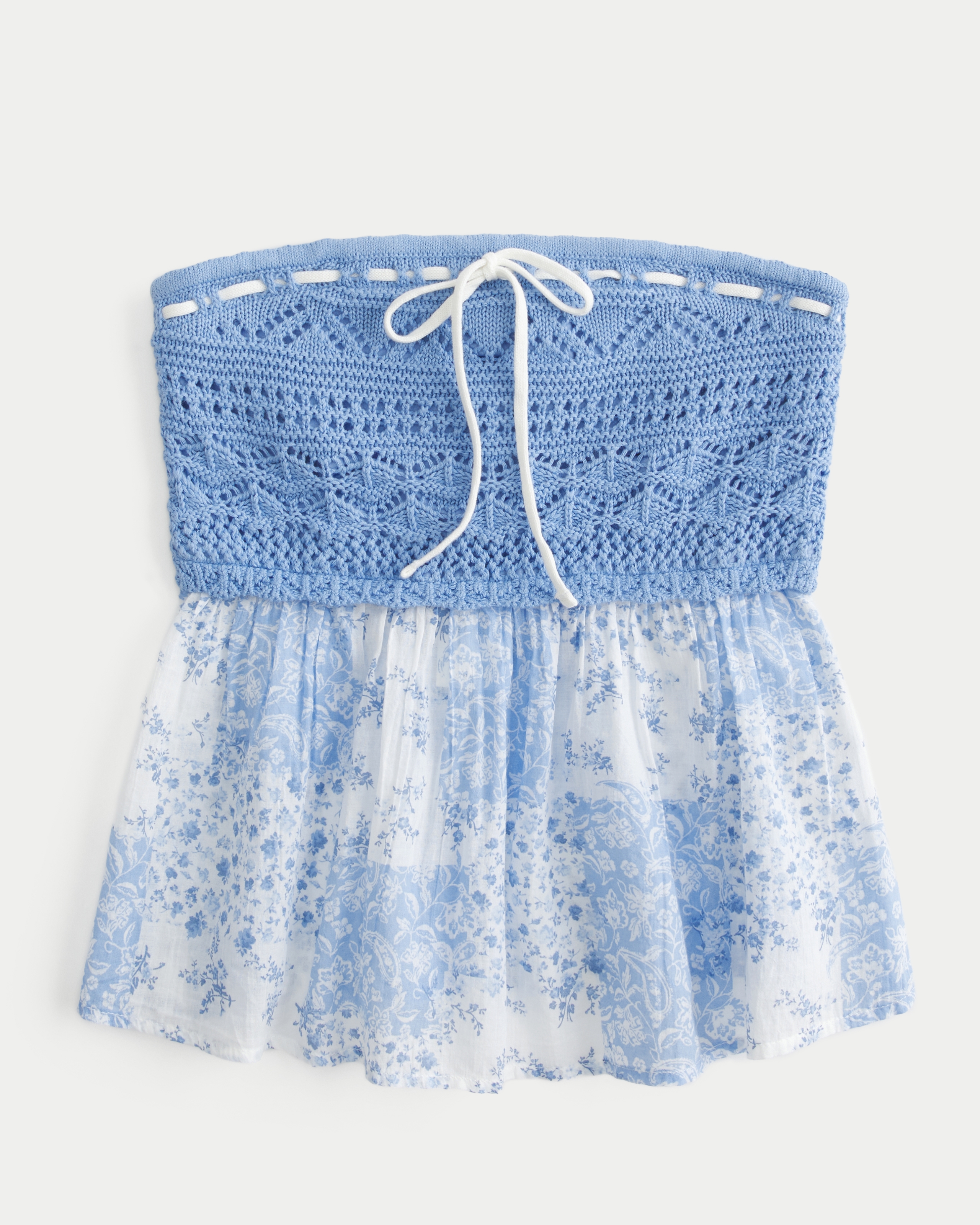 Easy Crochet-Style Babydoll Top