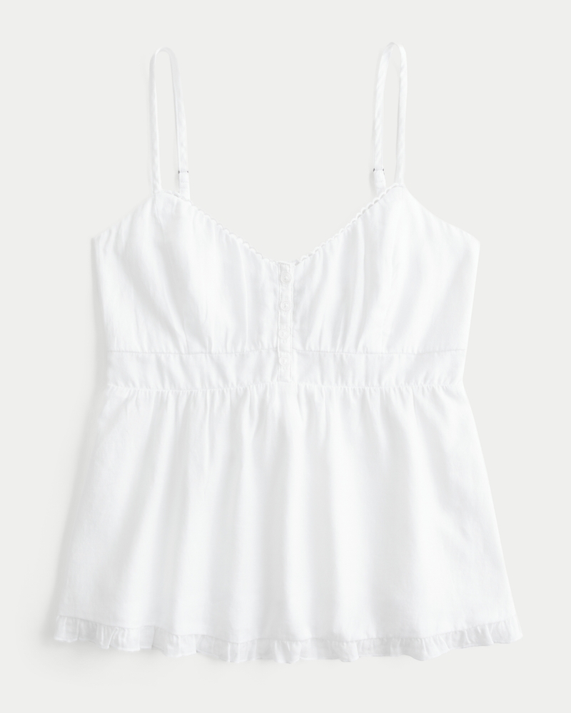 Button Babydoll Top