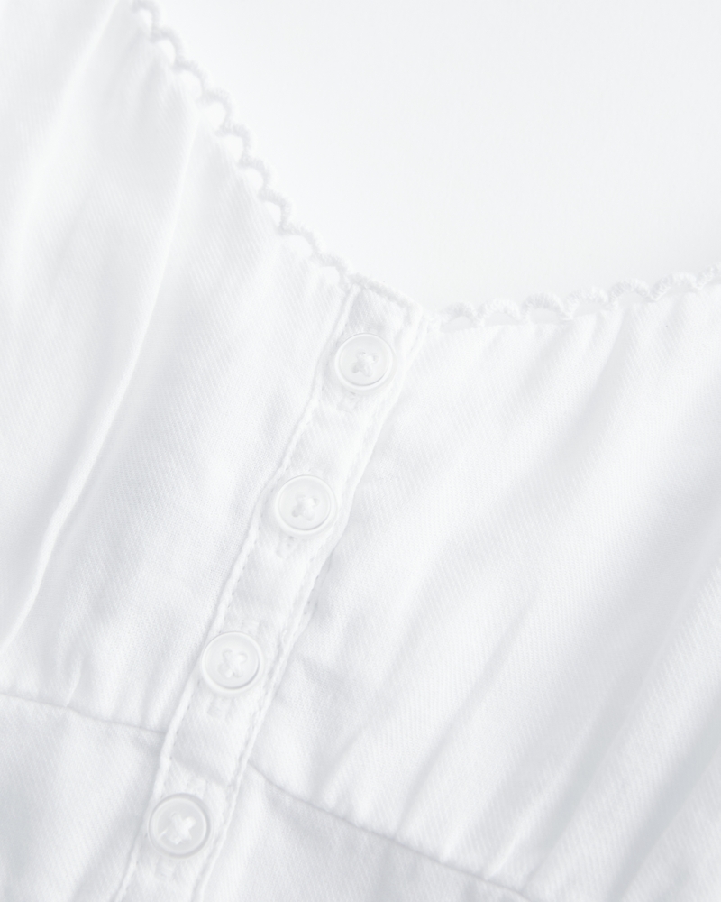 Button Babydoll Top