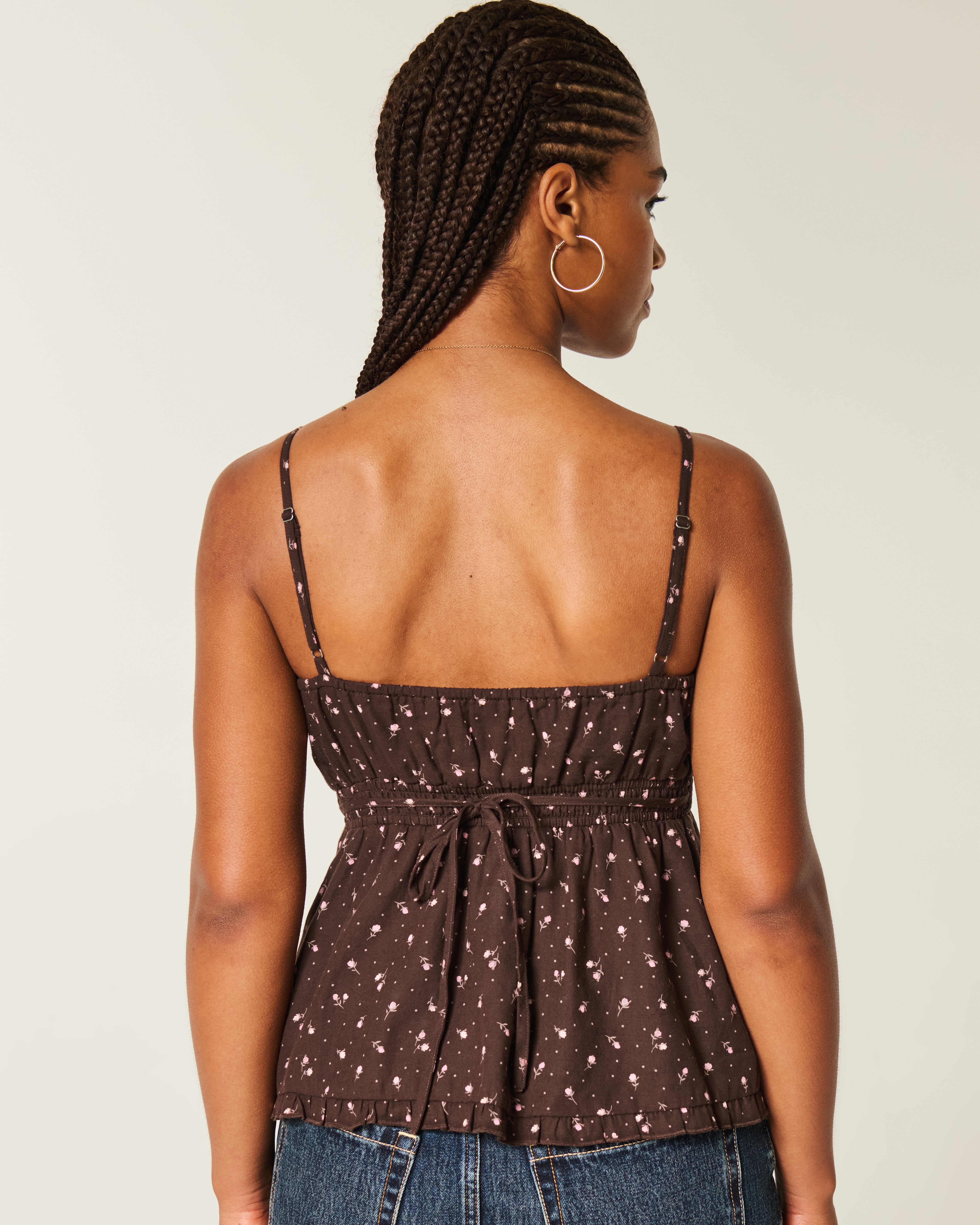 Button Babydoll Top