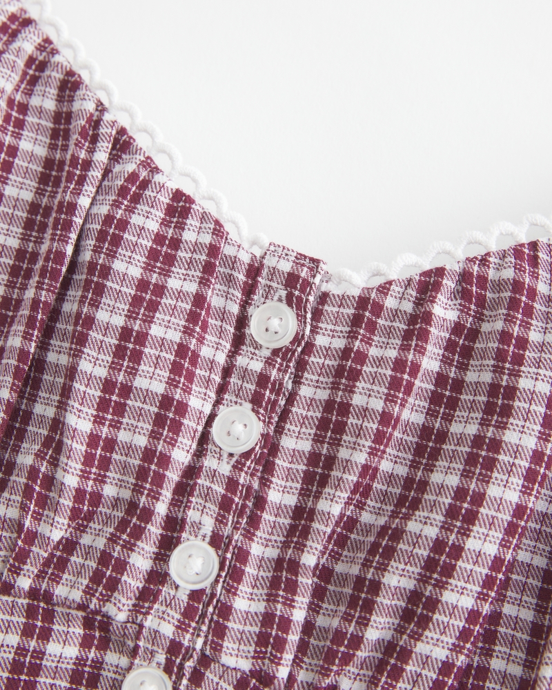 Button Babydoll Top