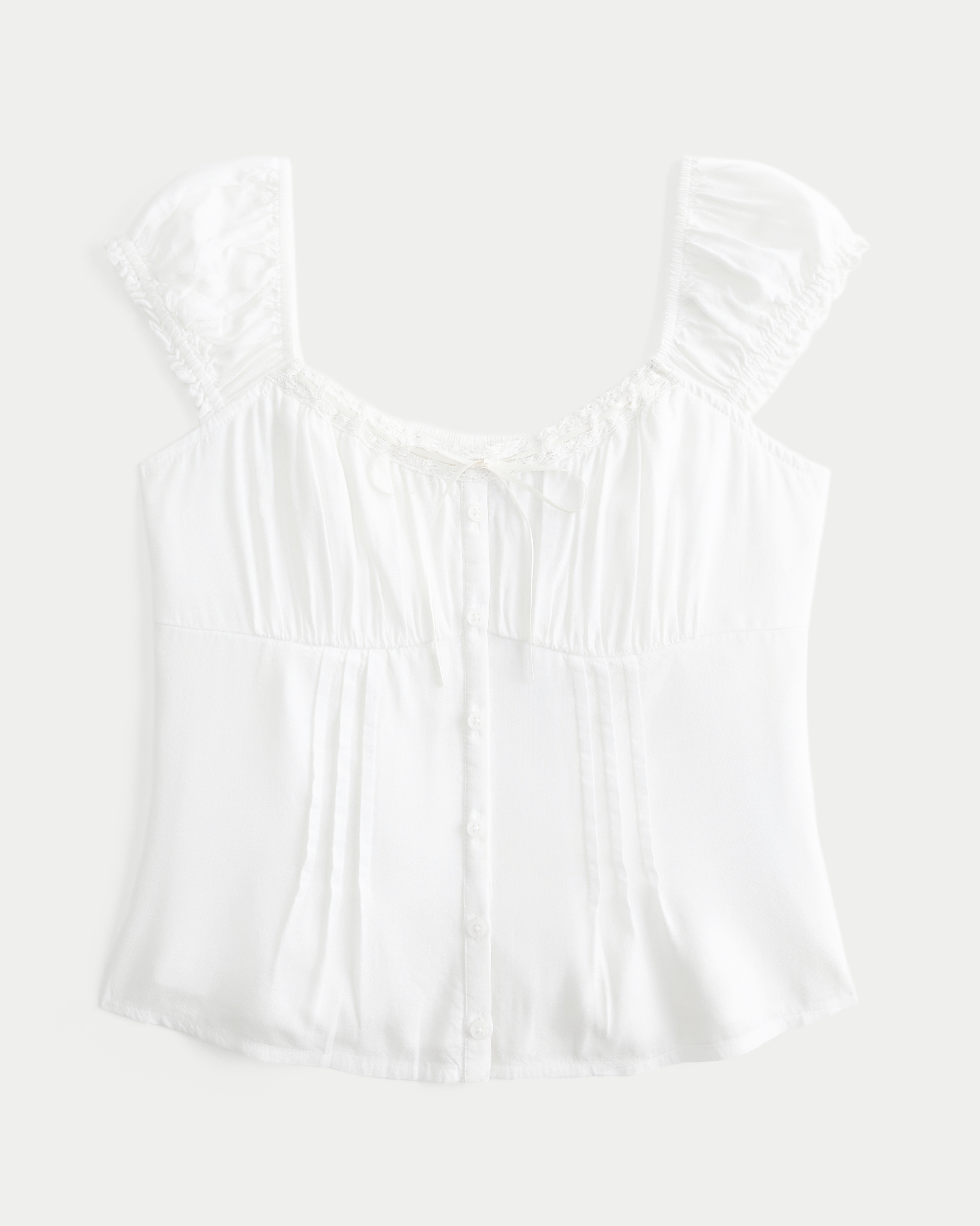 Off-the-Shoulder Pintuck Blouse