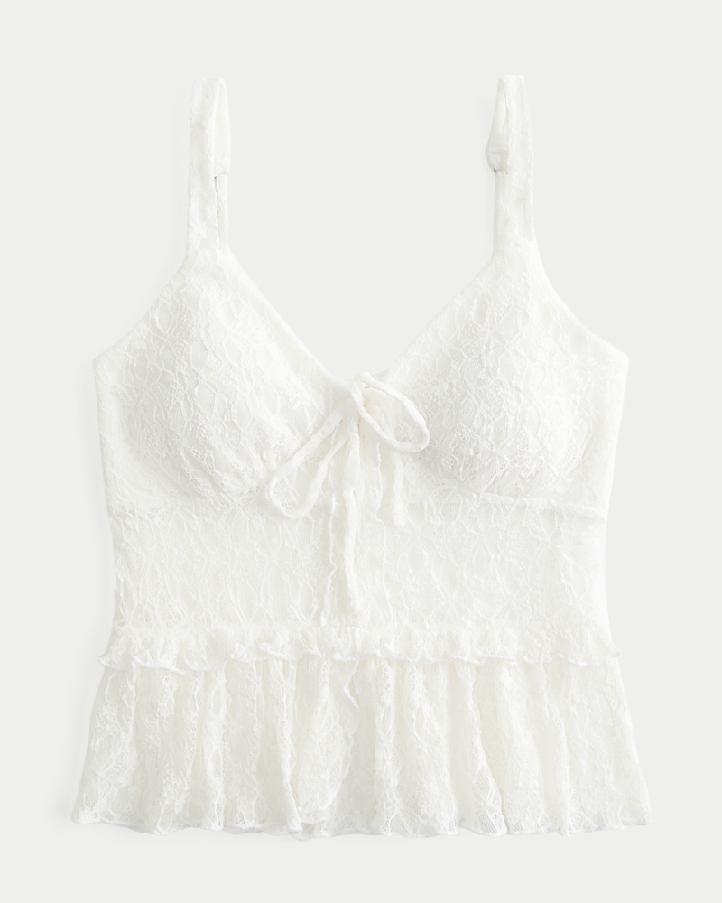 Lace Ruffle Blouse