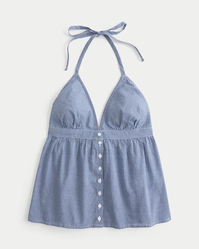 Easy Voile Halter Blouse