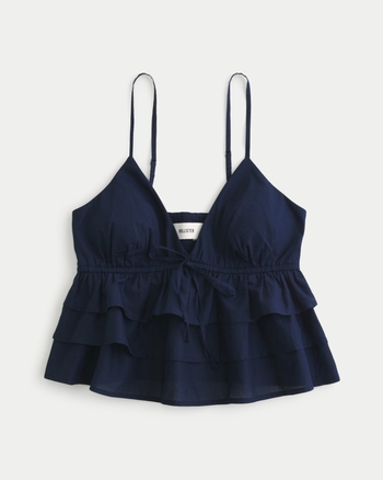 Women's Easy Tiered Blouse | Women's New Arrivals | HollisterCo.com