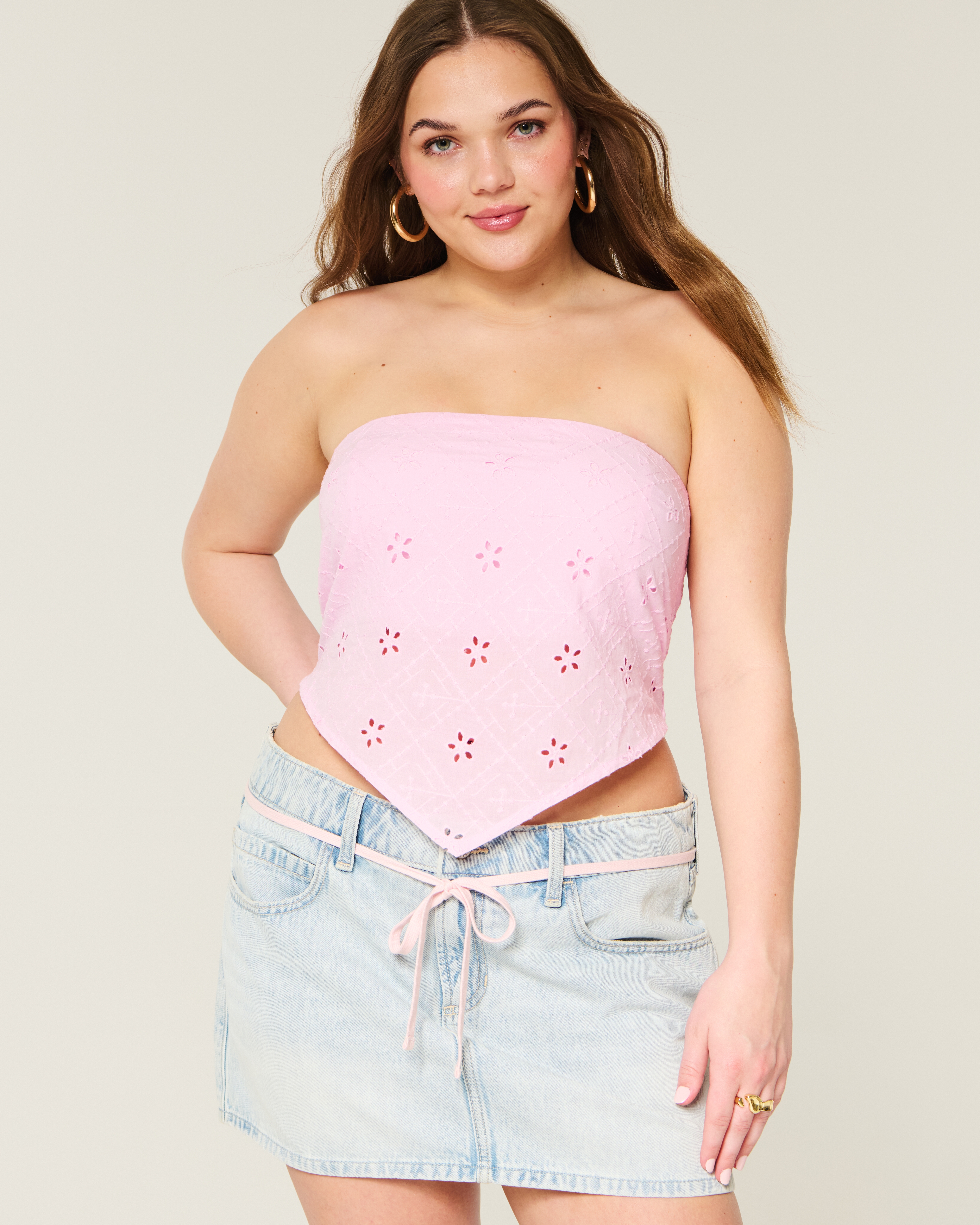 Easy Eyelet Bandana Top