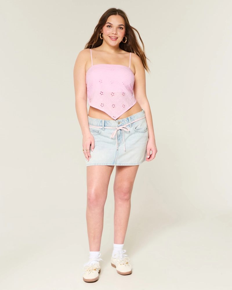 Easy Eyelet Bandana Top