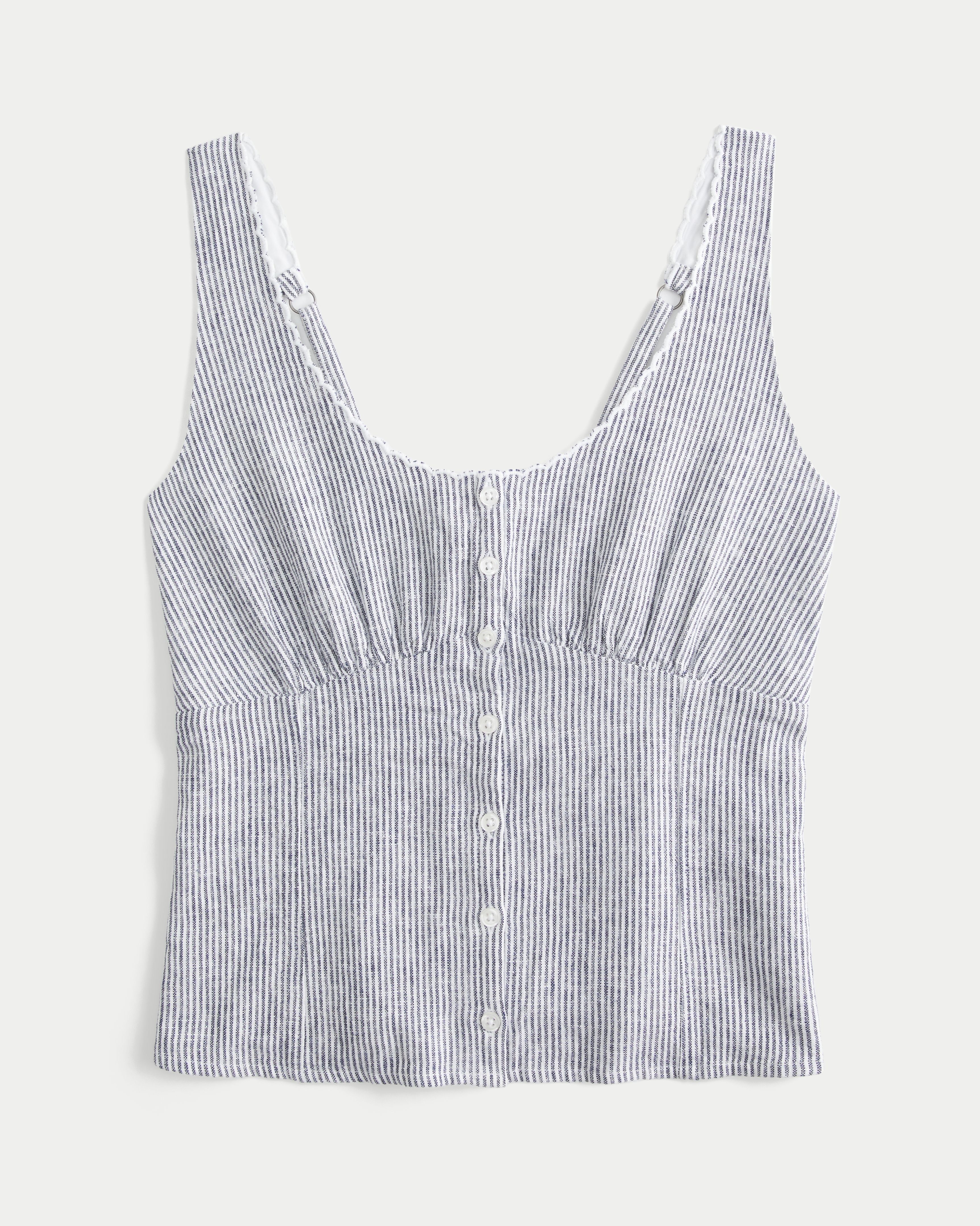 Button-Through Top