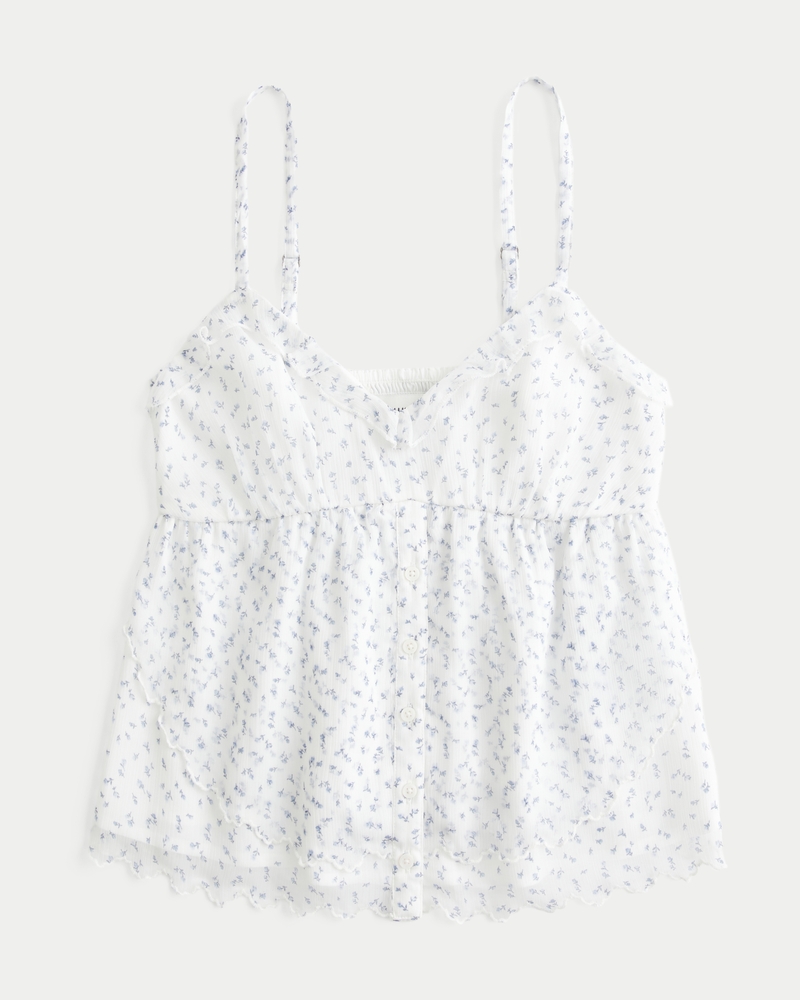 Easy Chiffon Babydoll Top