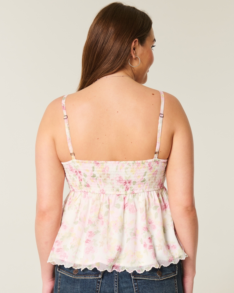 Easy Chiffon Babydoll Top