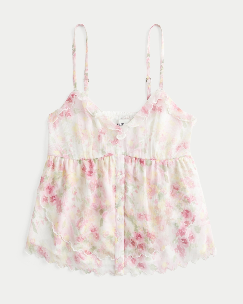 Women's Easy Chiffon Babydoll Top | Women's Clearance