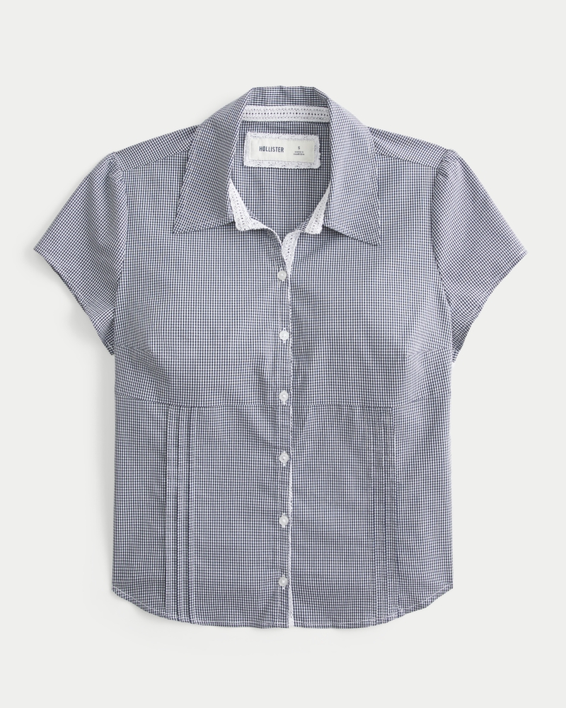 Short-Sleeve Poplin Shirt