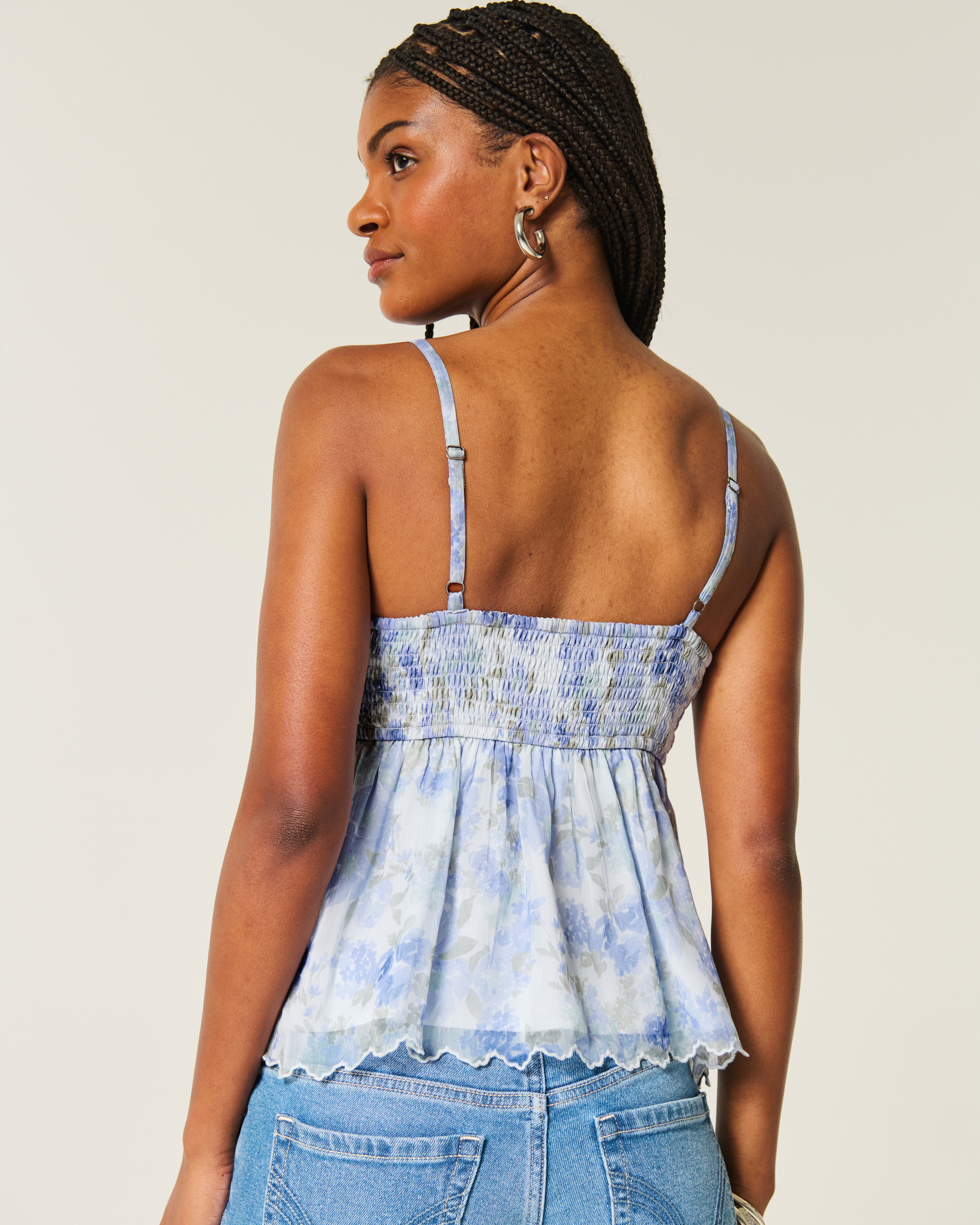 Easy Chiffon Babydoll Top