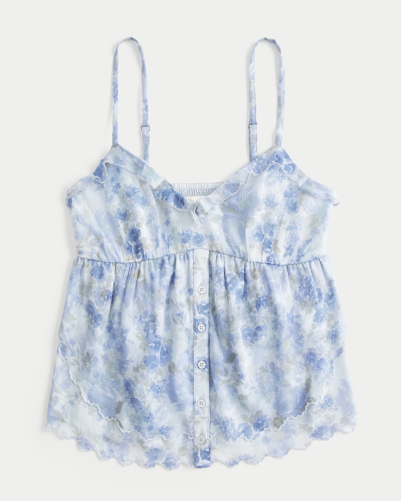 Easy Chiffon Babydoll Top