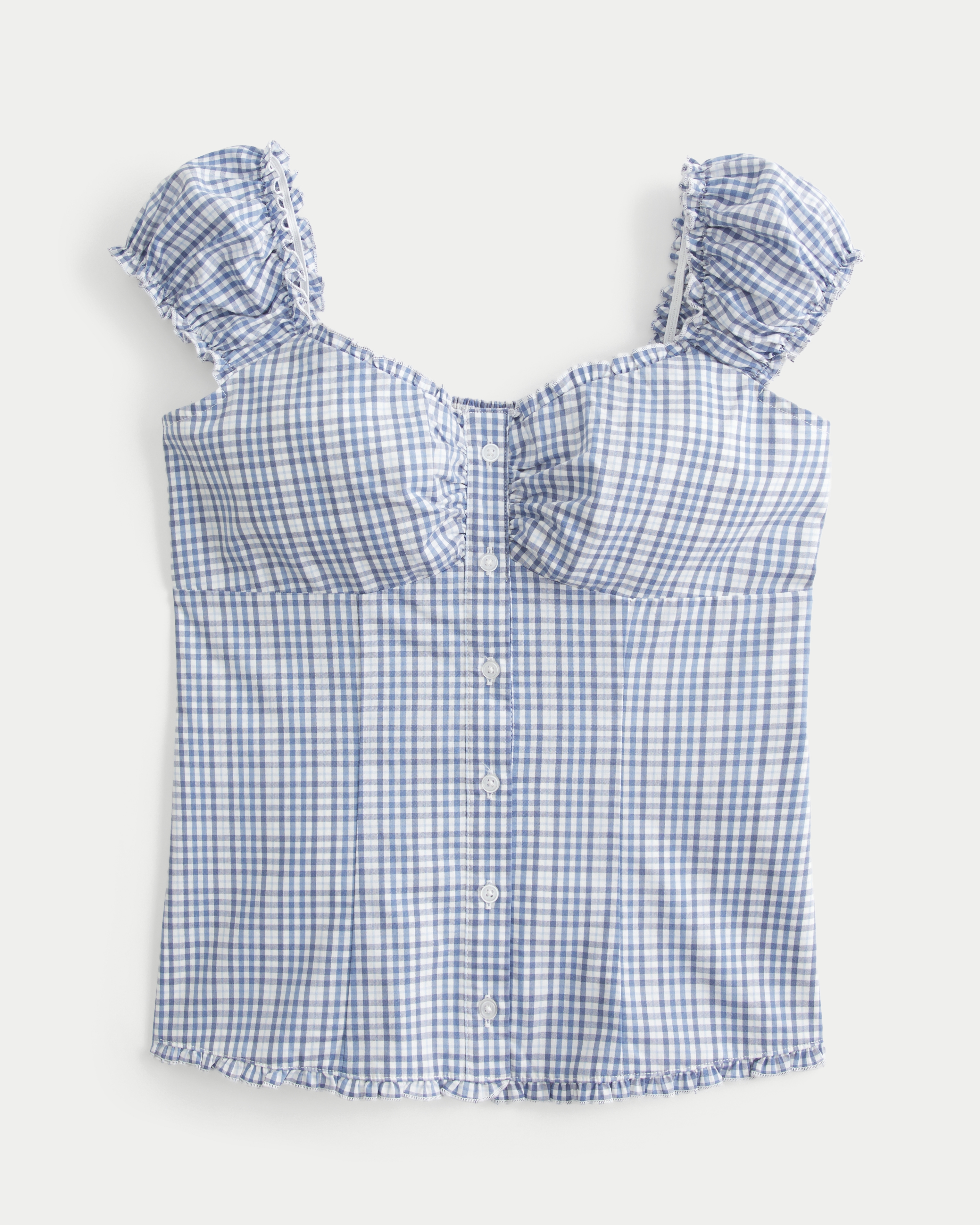 On/Off-the-Shoulder Poplin Blouse