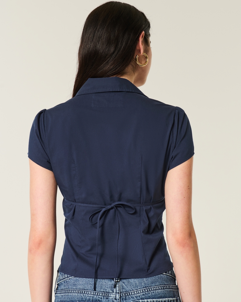 Short-Sleeve Poplin Shirt