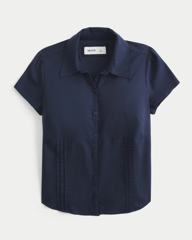 Short-Sleeve Poplin Shirt