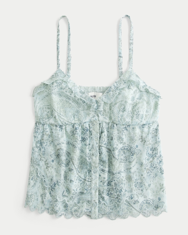 Easy Chiffon Babydoll Top