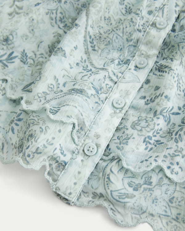 Easy Chiffon Babydoll Top