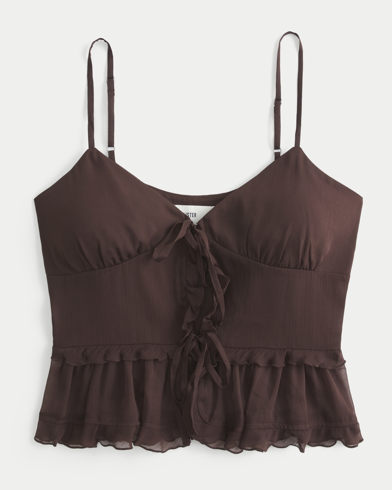 Chiffon Ruffle Cami